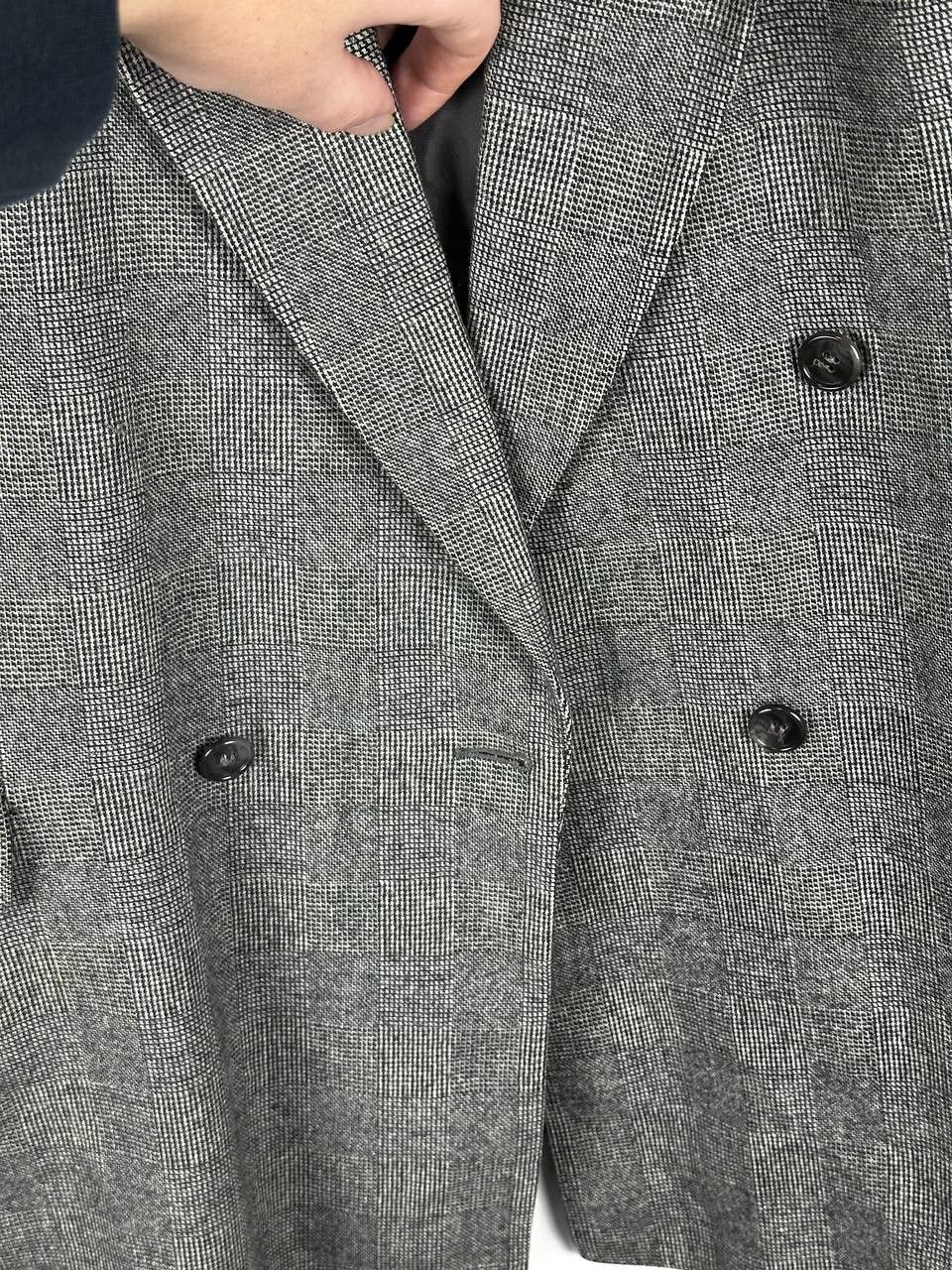 Vintage × Yves Saint Laurent Yves Saint Lauren YSL Wool Double Breasted Blazer Jacket Size US M / EU 48-50 / 2 - 10 Thumbnail