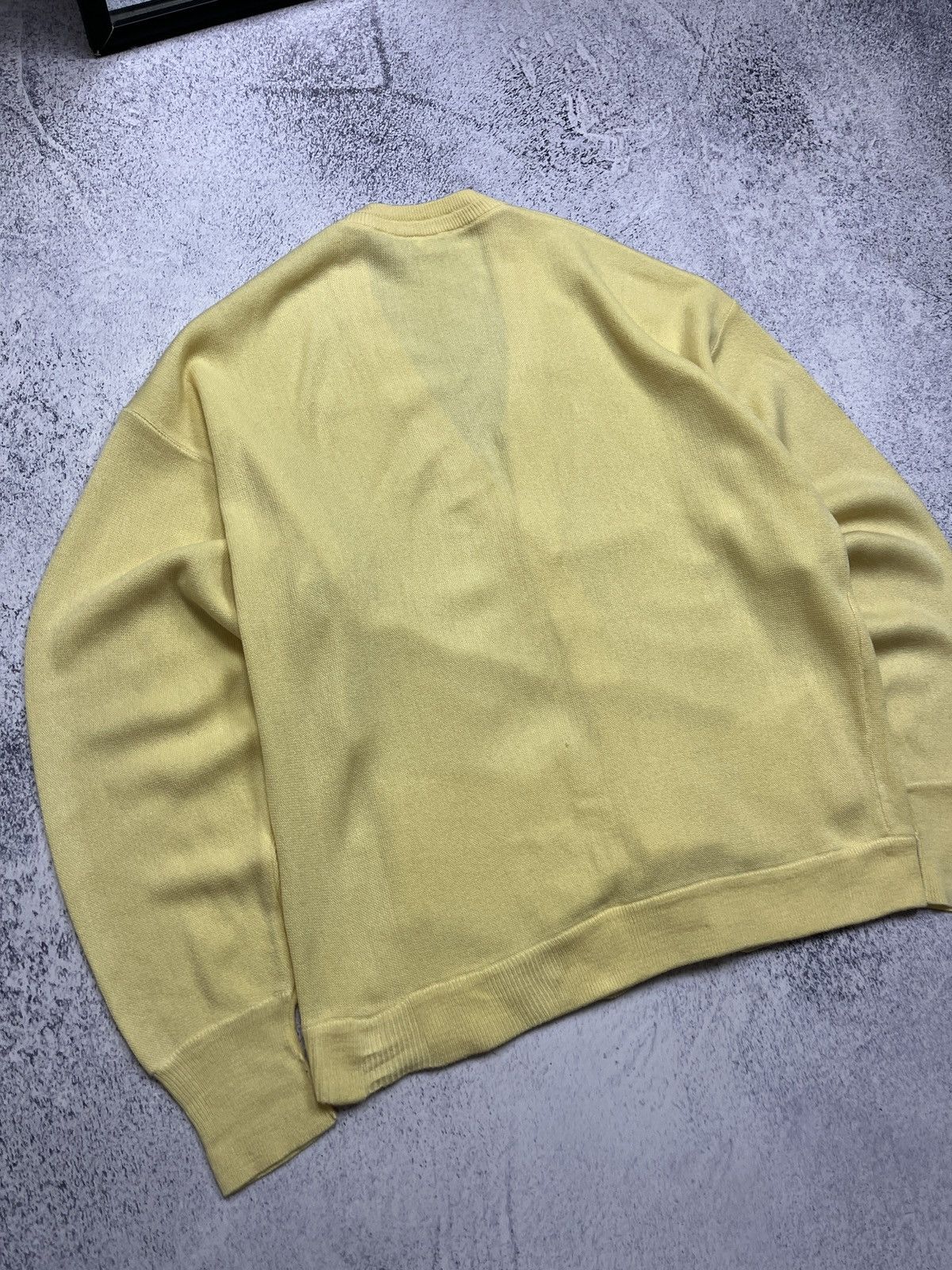 Lacoste Vintage 90’s Lacoste Acrylic Cardigan Sweater Made In Spain Size US XXL / EU 58 / 5 - 12 Thumbnail
