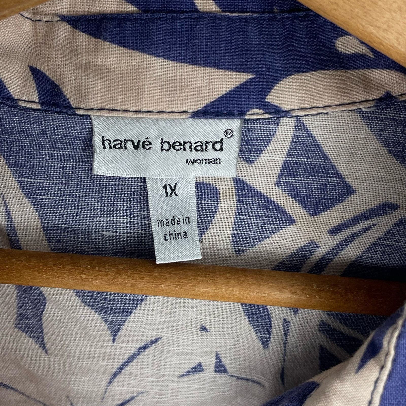 Harve Benard Harve Benard Linen Blend Button Down Size XL / US 12-14 / IT 48-50 - 8 Thumbnail