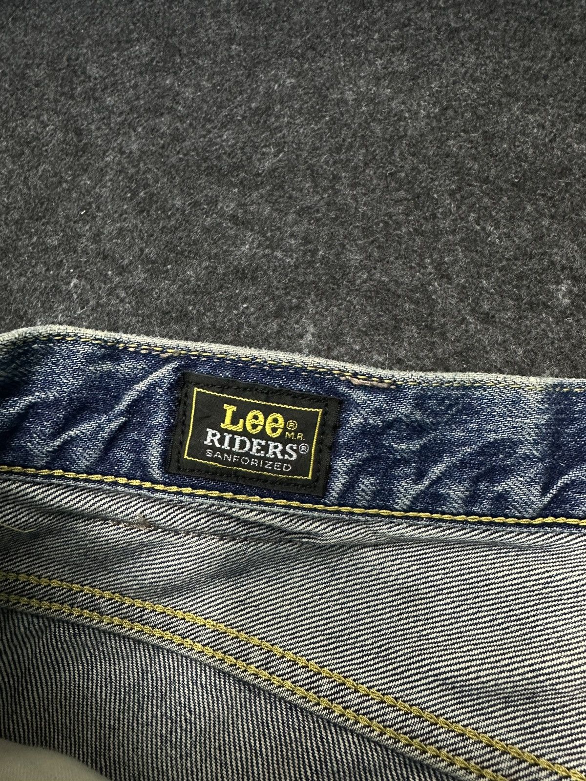 Lee Vintage 80s Lee Rider Sanforized Destroyed Denim 28x32 F34 Size US 28 / EU 44 - 16 Thumbnail