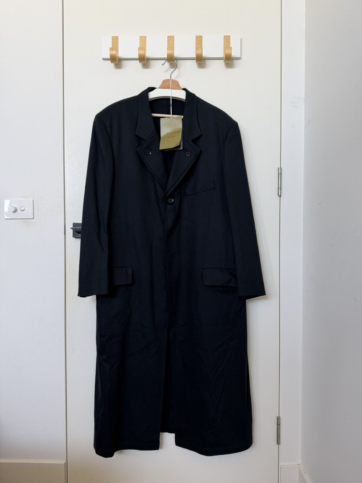 Yohji Yamamoto 23SS Silk Double Lapel Long Jacket Size US M / EU 48-50 / 2 - 2 Thumbnail