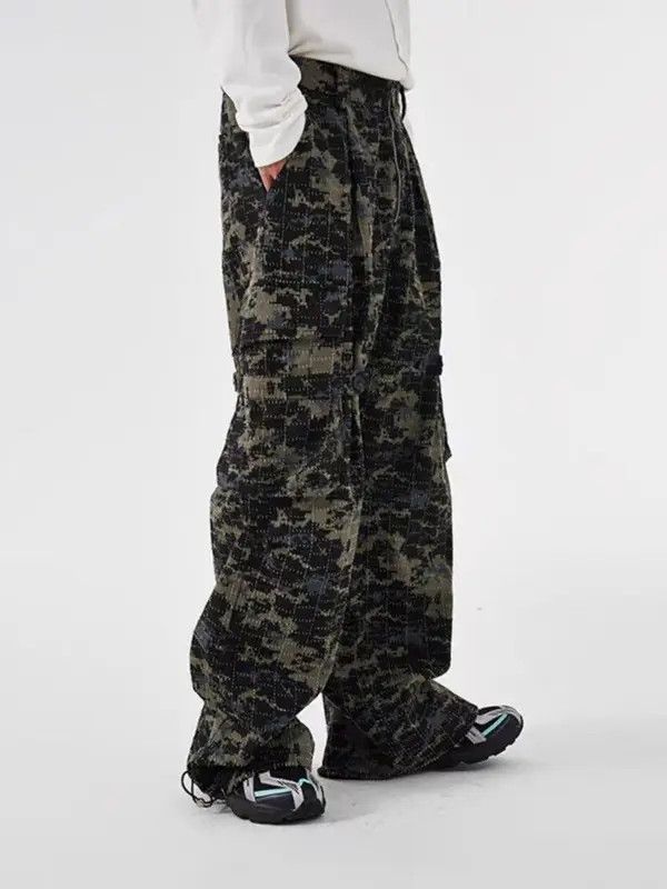 Japanese Brand × Jean Specially cut washed ripped camouflage overalls Size US 32 / EU 48 - 4 Thumbnail