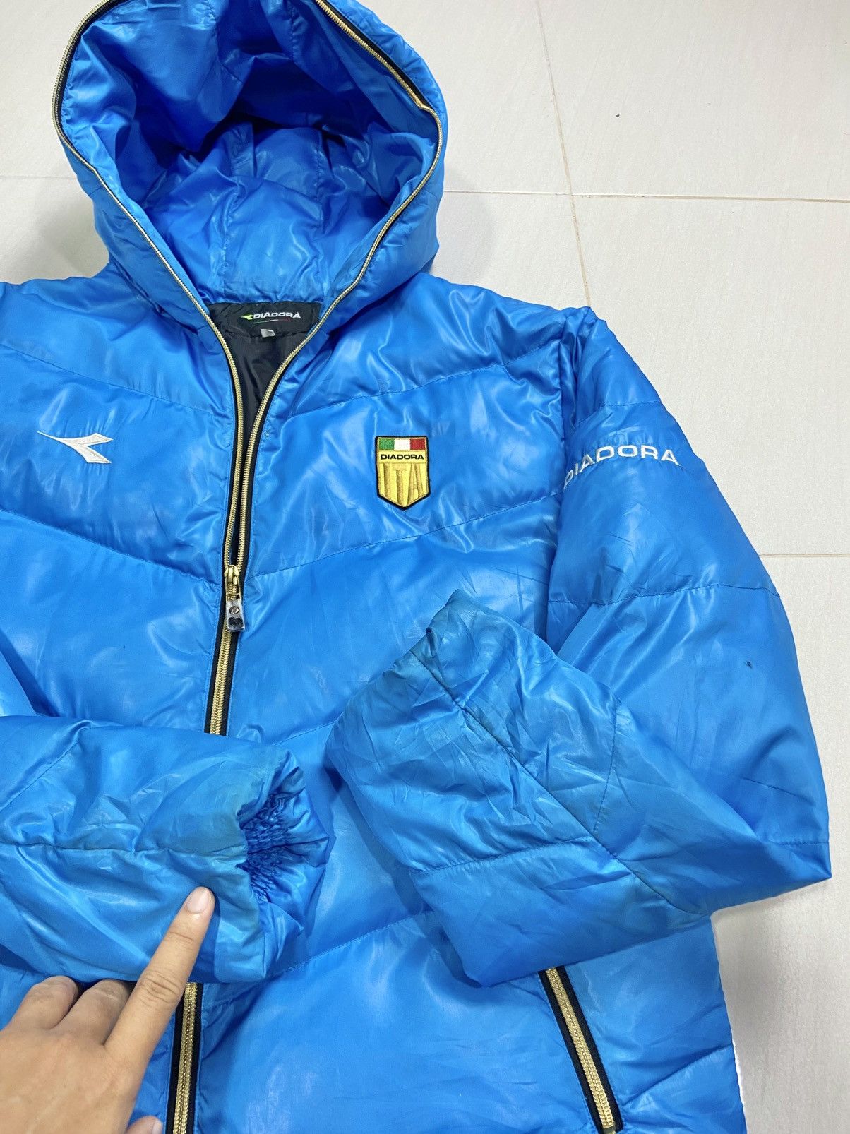 Diadora Diadora down puffer full zipper jacket Size US M / EU 48-50 / 2 - 11 Thumbnail