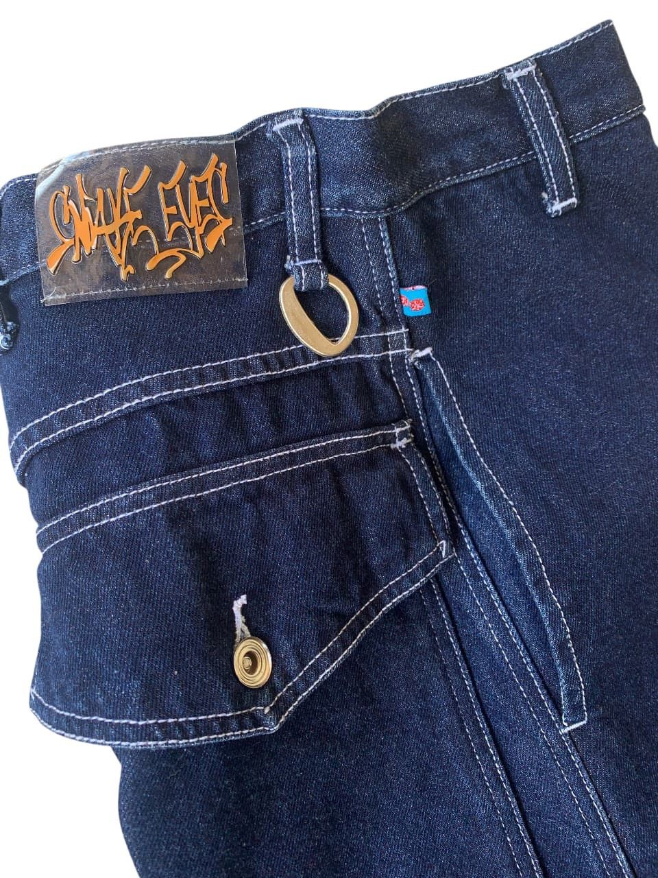 JNCO Vintage Snake Eyes Rave Pants Wide Leg Size 28" / US 6 / IT 42 - 9 Thumbnail