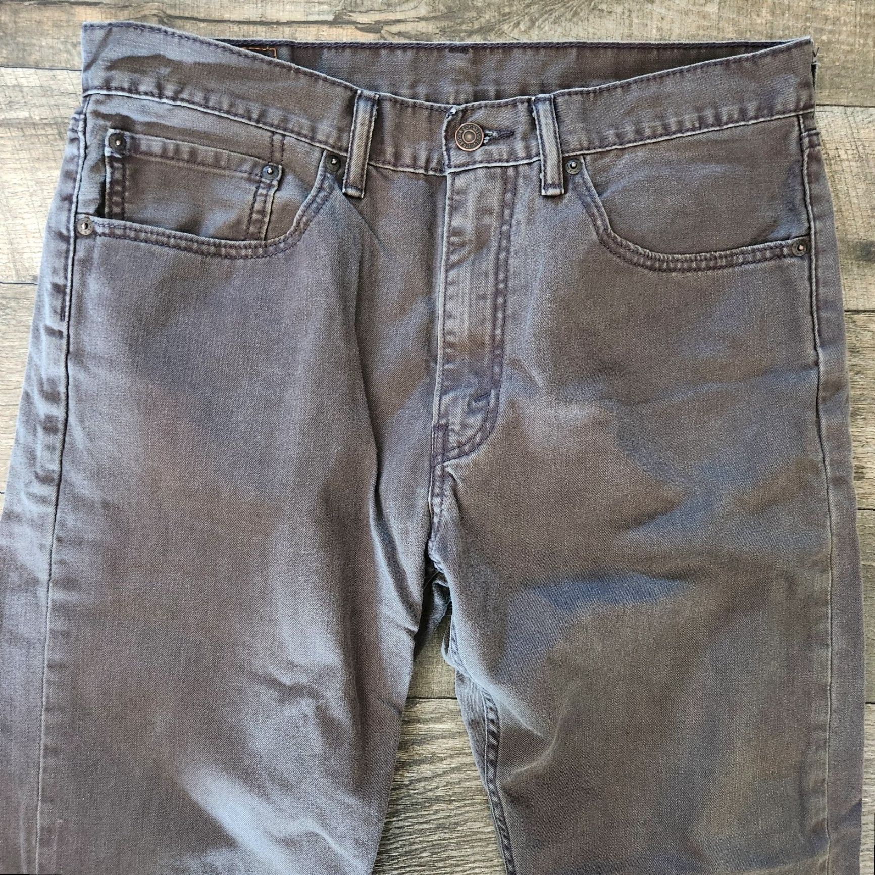 Levi's Levi's 505 Jeans Men 34X32 Regular Straight Denim Gray Tab Size US 34 / EU 50 - 3 Thumbnail