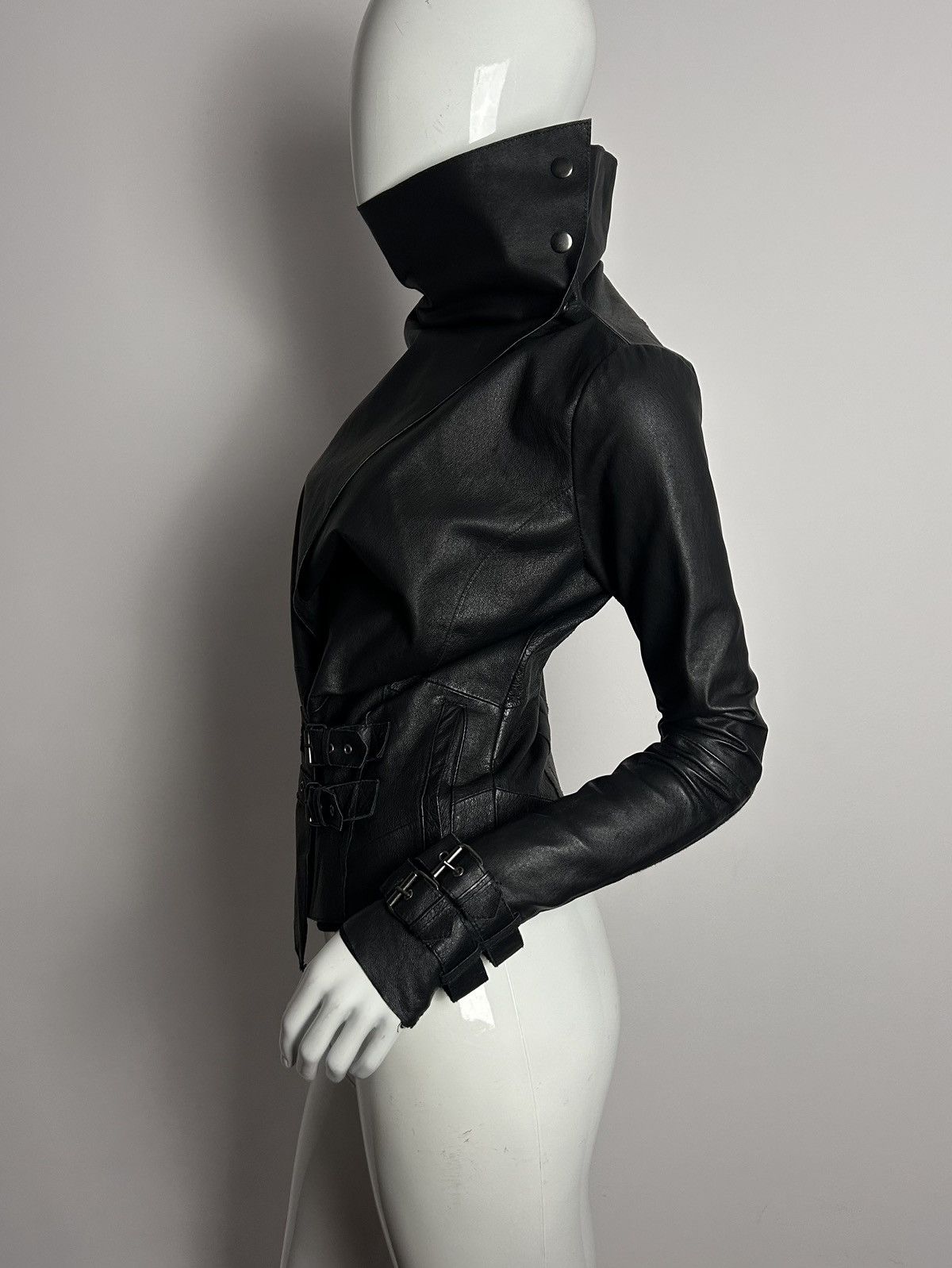Other So sick biker asymmetric leather jacket Size S / US 4 / IT 40 - 1 Thumbnail