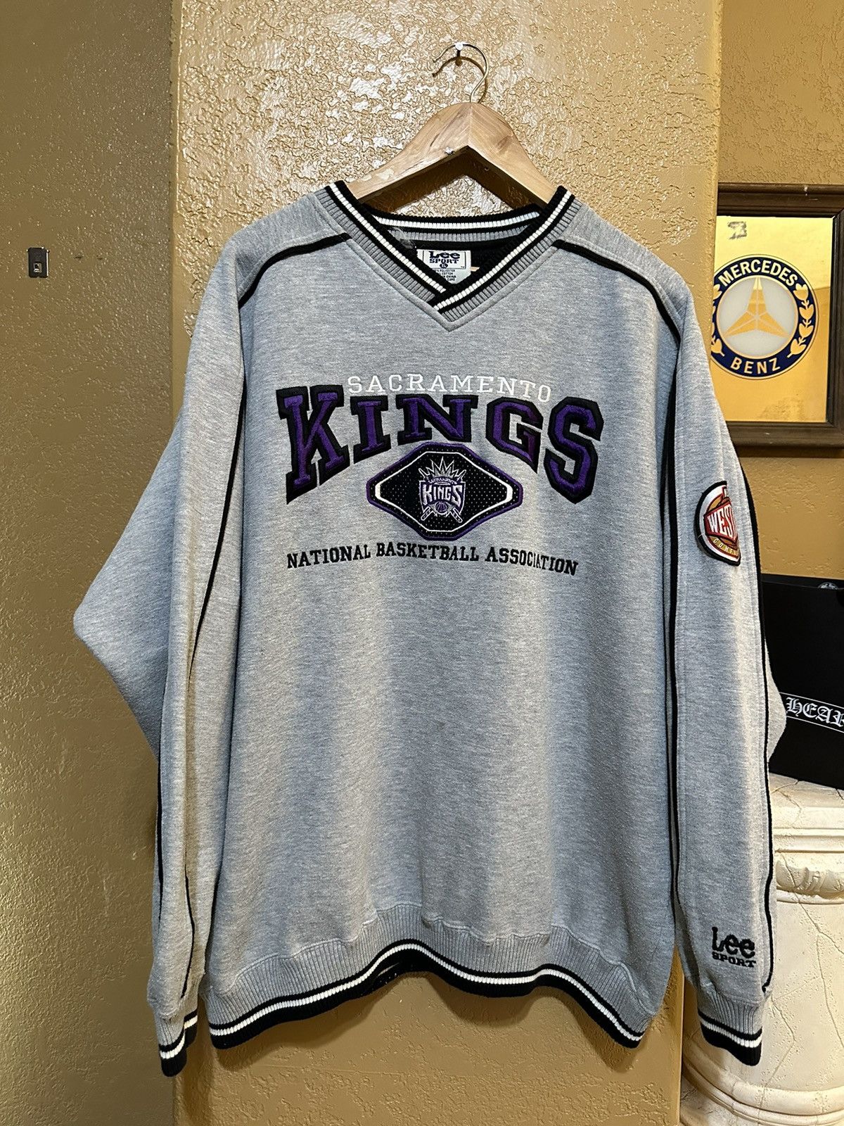 【後払い手数料無料】 VINTAGE Vintage × NBA × Lee Sacramento Sweatshirt NBA Kings トップス