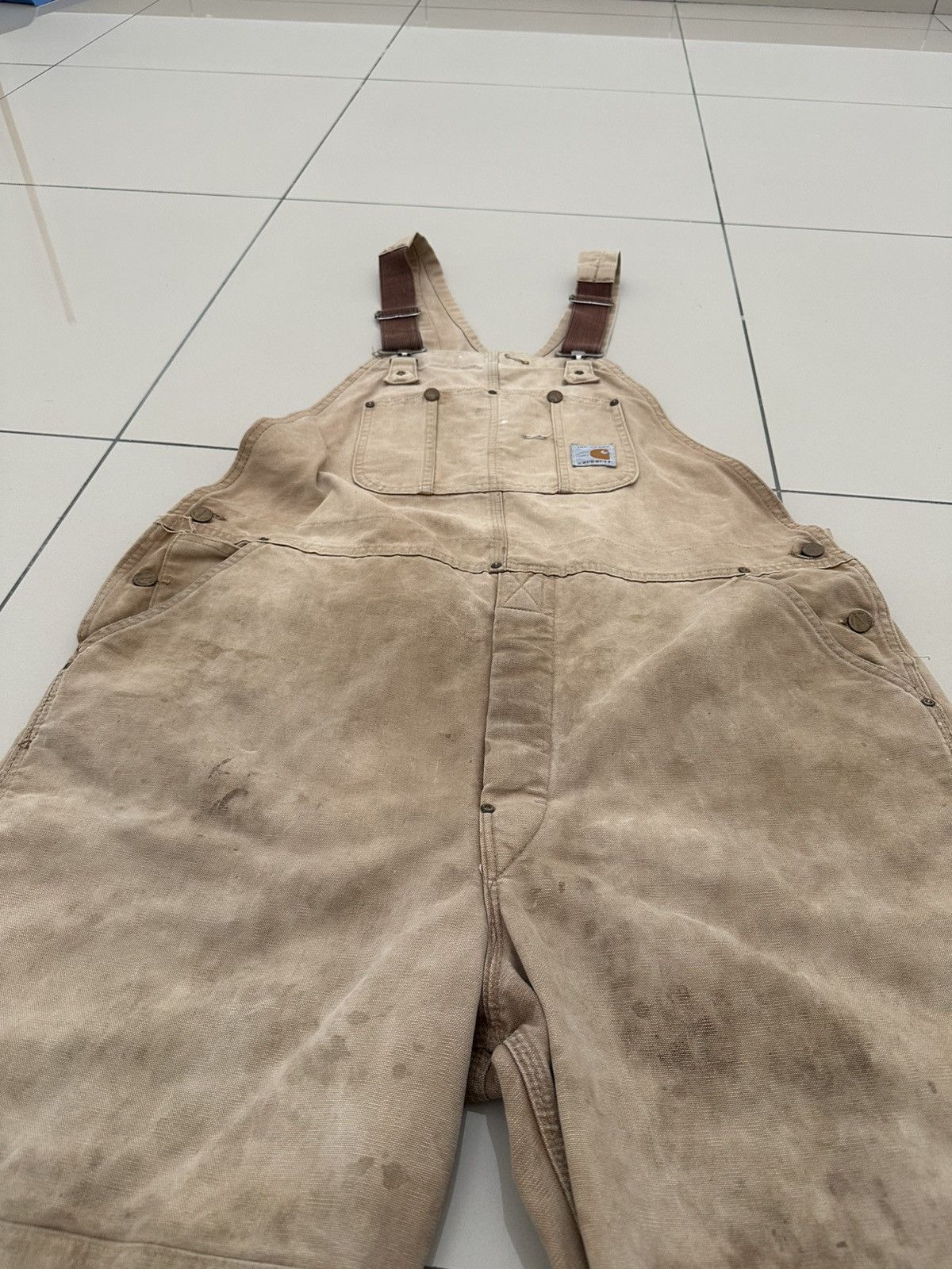 Carhartt VTG 100 Years Annaversry Carhartt Overall Worker Double Knee Size US 36 / EU 52 - 14 Thumbnail