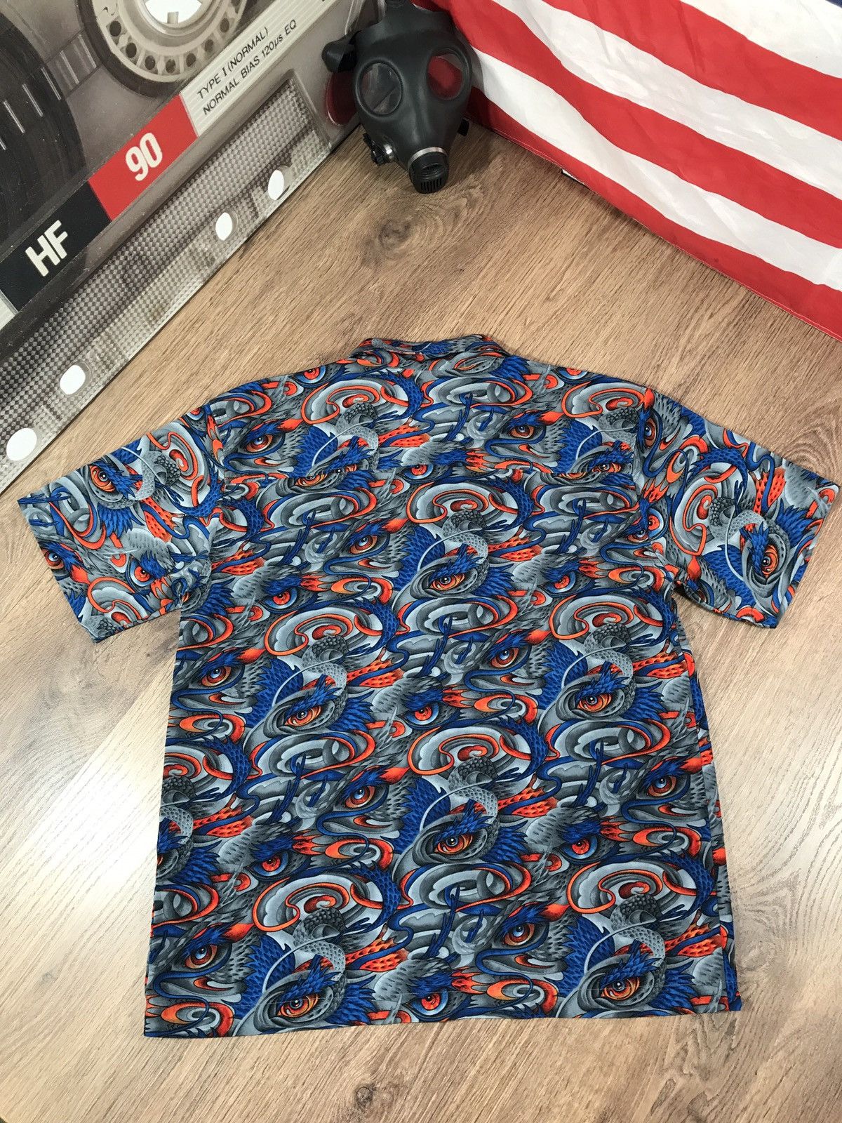 Rusty × Vintage Vintage Rusty Shirt Dragon Over Print Size US L / EU 52-54 / 3 - 7 Thumbnail