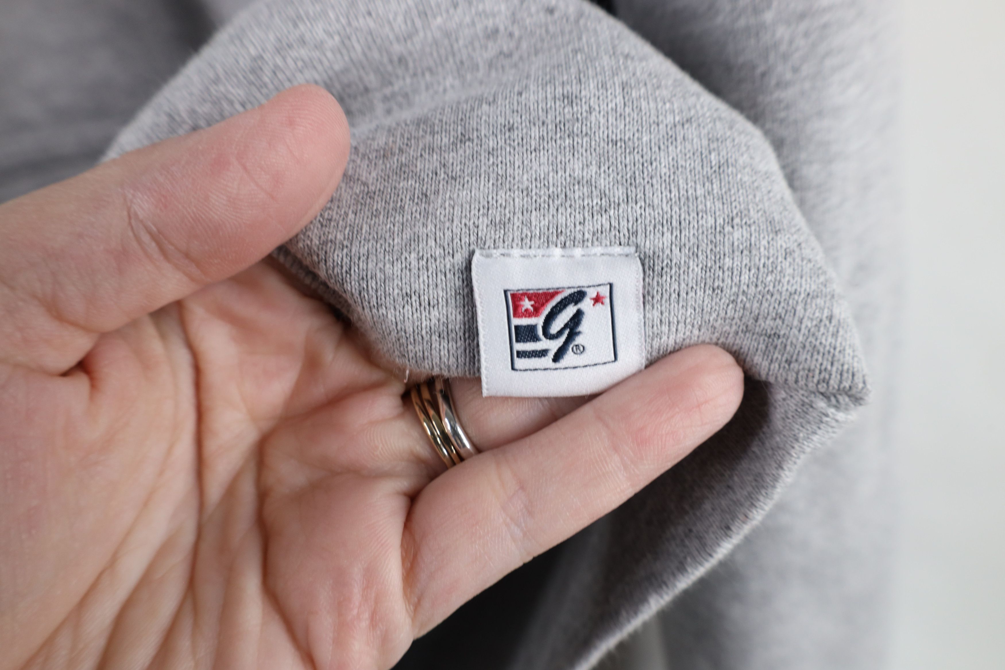 Vintage Vintage 90s The Game Hoodie Sweatshirt Heather Gray USA Size US M / EU 48-50 / 2 - 8 Thumbnail