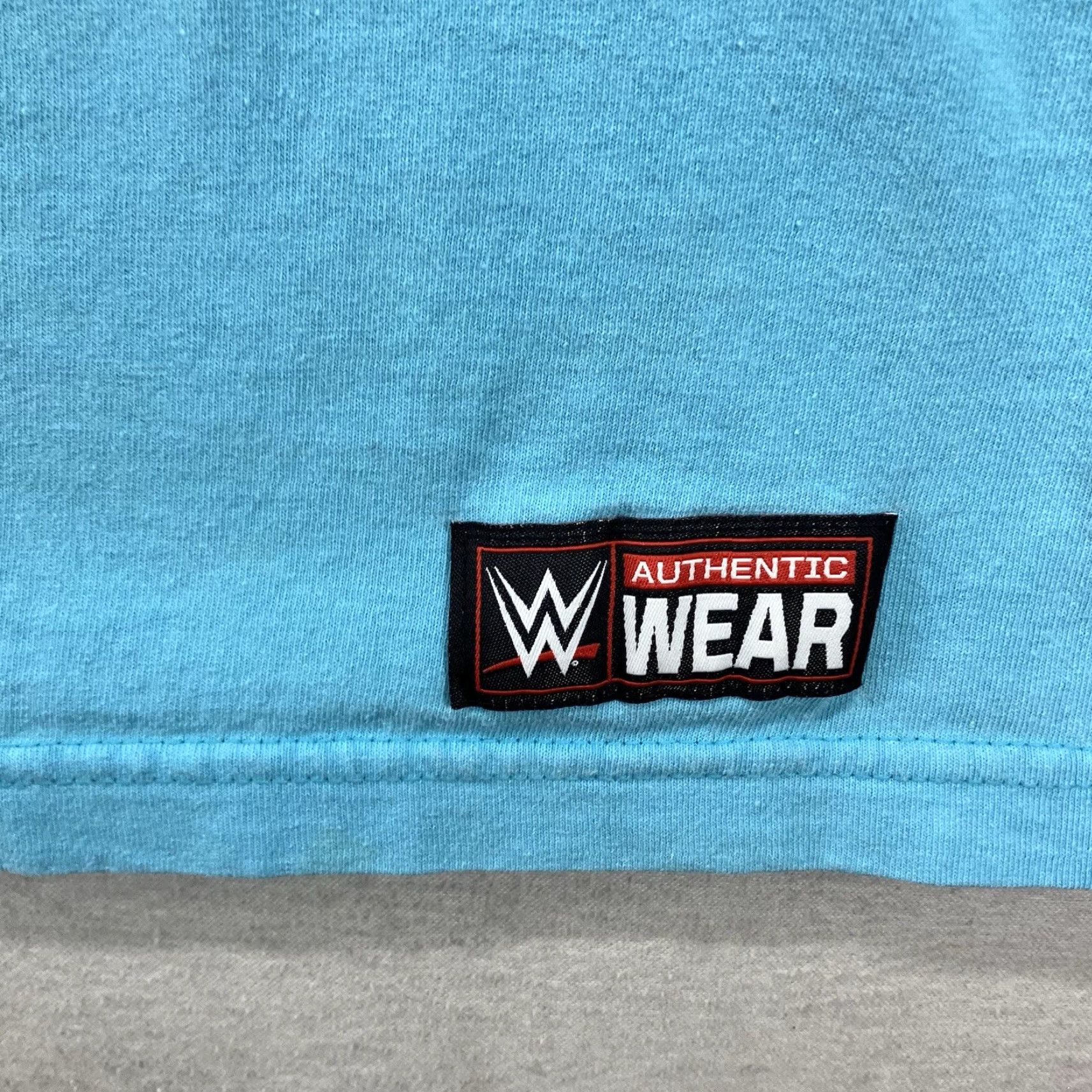 Vintage WWE The New Day BootyO's Cereal T-Shirt XL Light Blue Graphic Print Short Sleeve Mens Size US XL / EU 56 / 4 - 5 Thumbnail