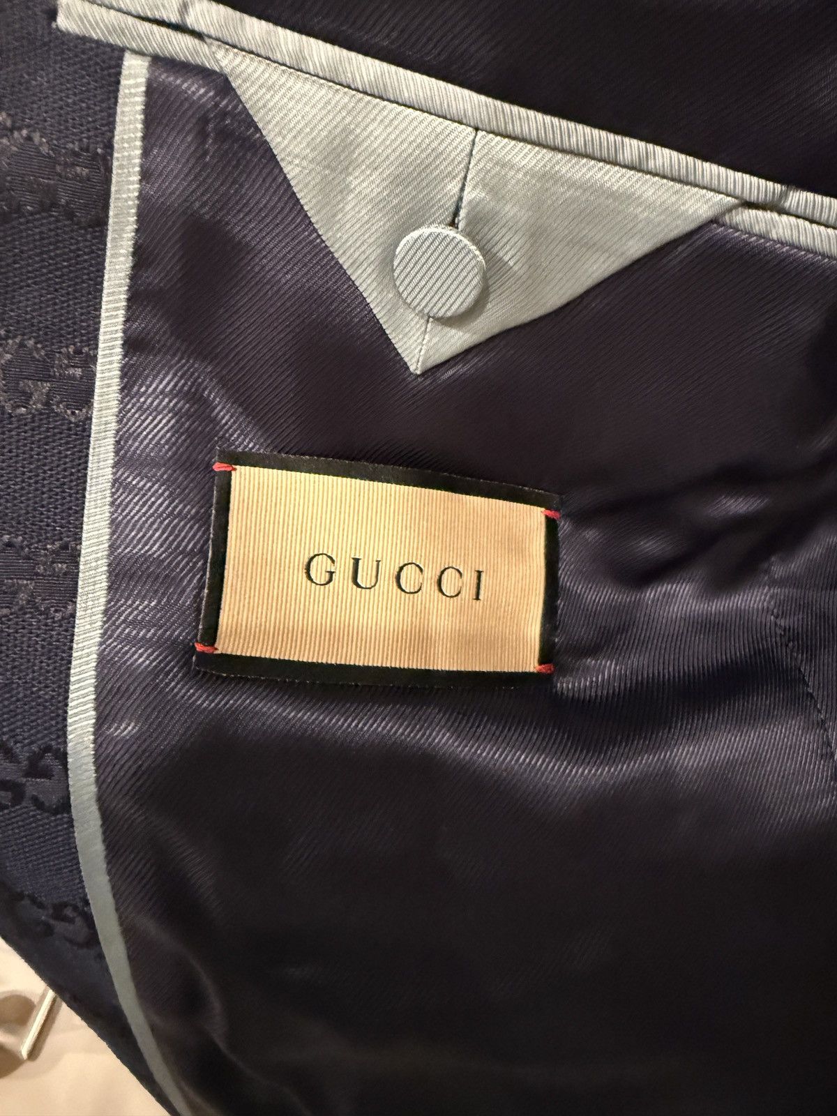 Gucci Gucci GG Jacquard Formal Jacket Size 40R - 7 Thumbnail