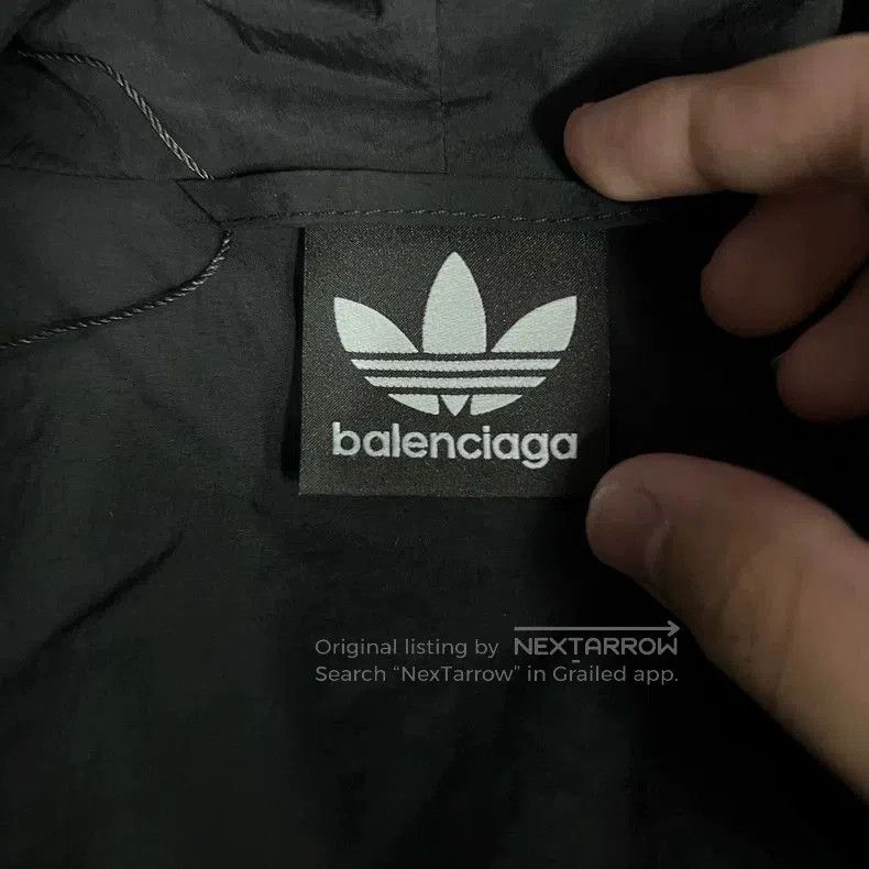 Balenciaga Balenciaga adidas Black Logo Jacket. Size US XXS / EU 40 - 7 Thumbnail