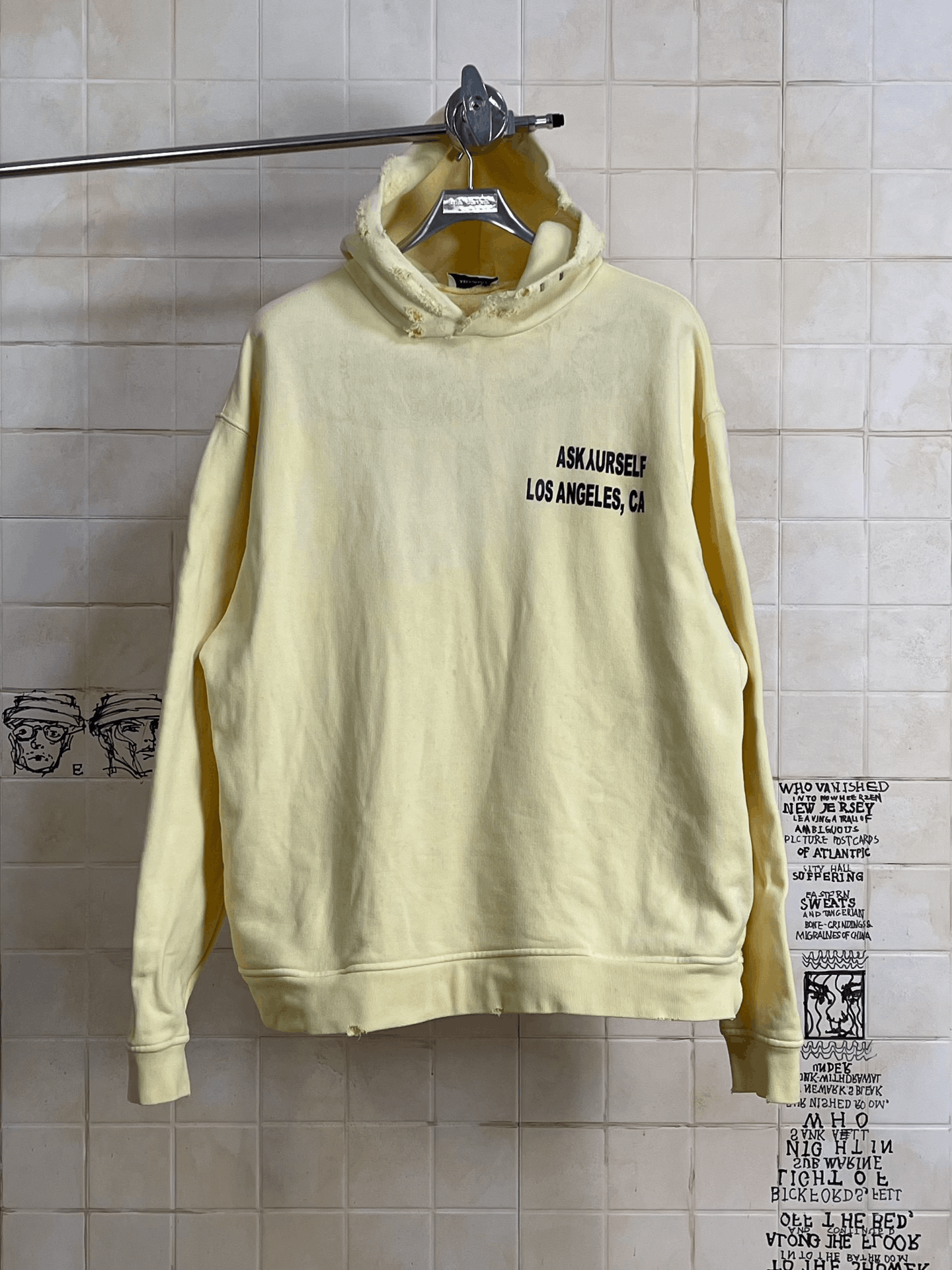 Askyurself Vintage Lemon Yellow Hoodie Size US L / EU 52-54 / 3 - 1 Thumbnail