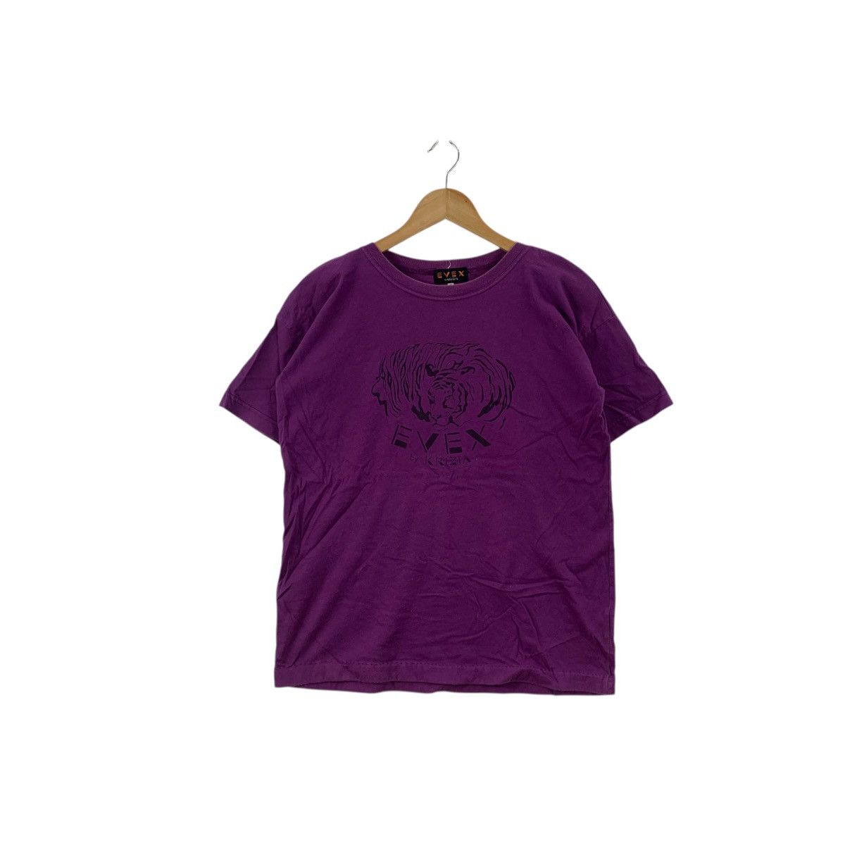 Krizia Uomo Vintage KRIZIA UOMO EVEX Tiger Illustration Tee Shirt Top Size M / US 6-8 / IT 42-44 - 1 Thumbnail