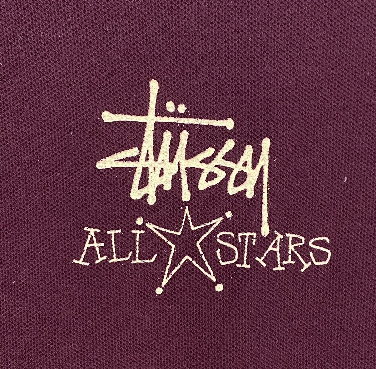 Converse × Stussy ⚡️QUICK SALE⚡️Vintage Stussy All Stars Sweatshirt Size US L / EU 52-54 / 3 - 4 Thumbnail