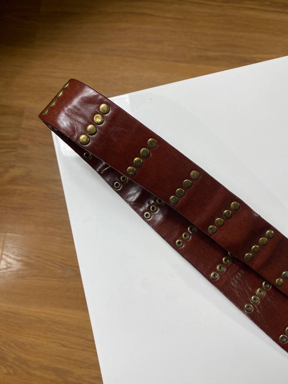 Vintage CRAZY Y2K Japanese style Big Buckle Belt Size ONE SIZE - 8 Thumbnail