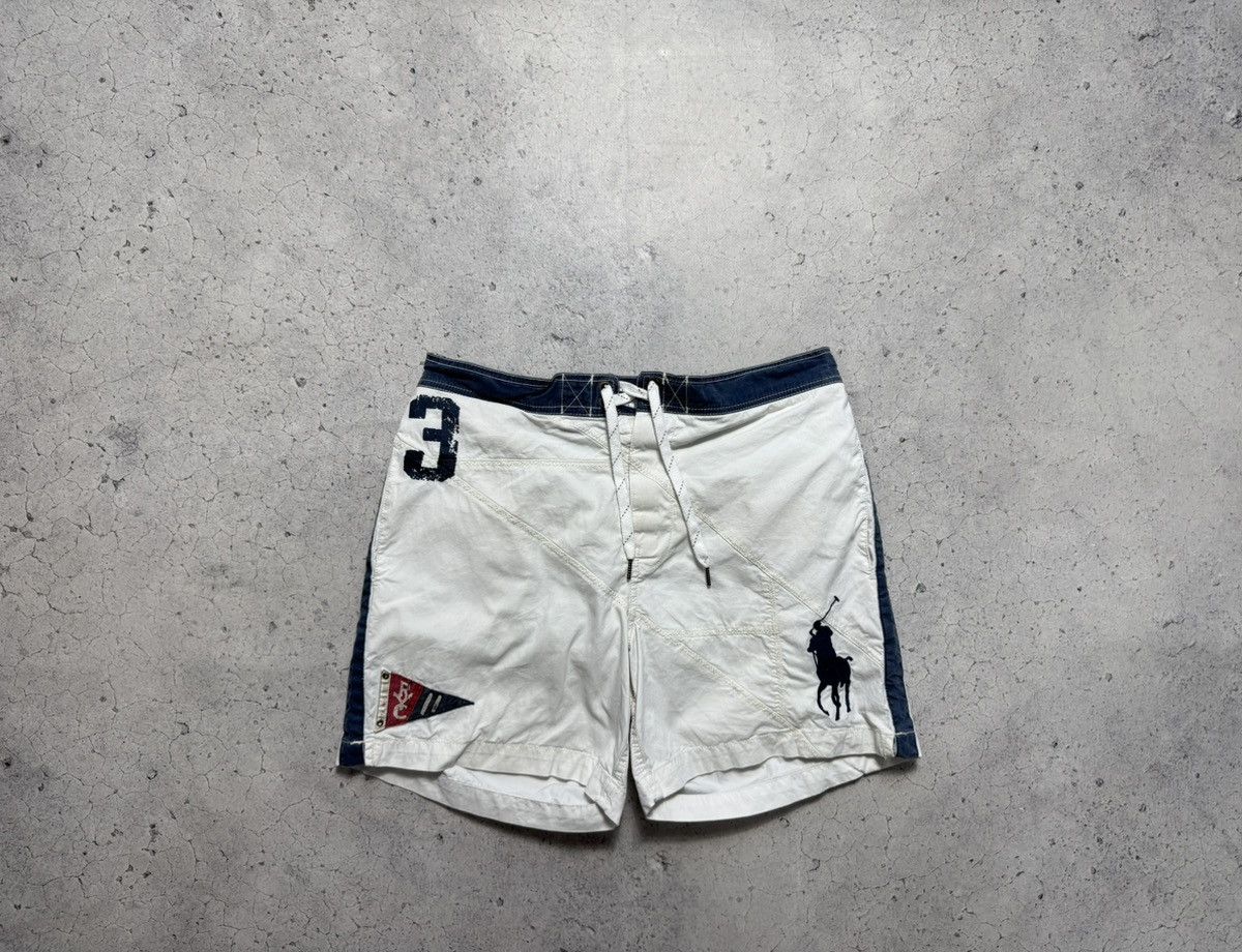 Polo Ralph Lauren Polo Ralph Lauren Big Pony #3 Vintage Nylon Shorts Size US 30 / EU 46 - 1 Thumbnail