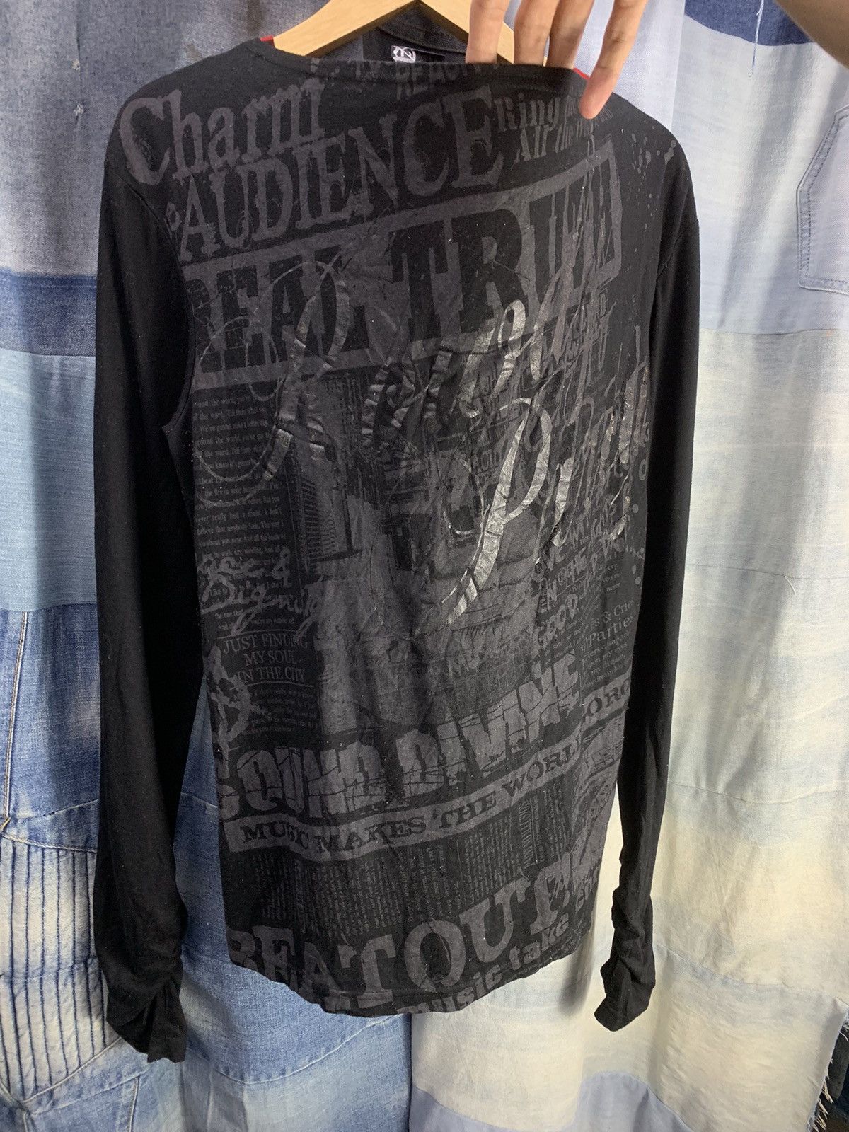 Hysteric Glamour × Japanese Brand × Le Grande Bleu (L.G.B.) CLAS AHEAD ANARCHY POEM DOUBLE LAYERS Size US M / EU 48-50 / 2 - 2 Thumbnail