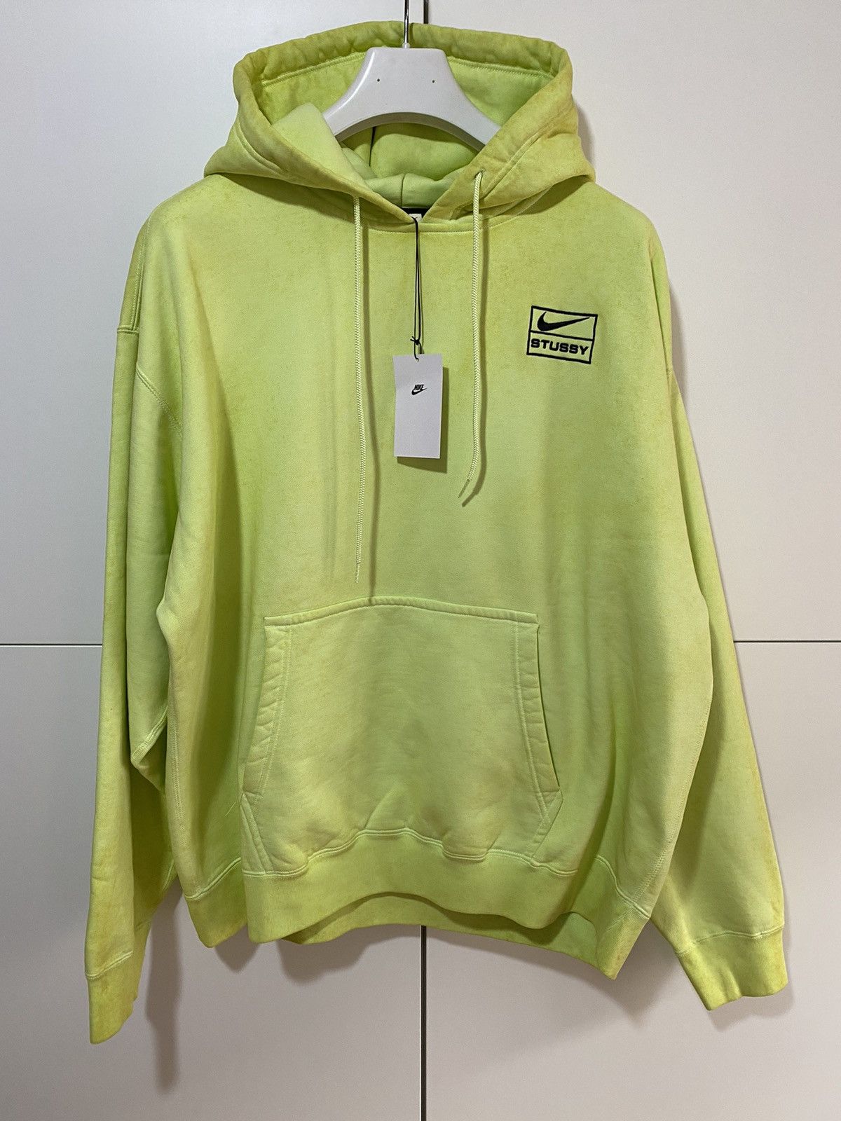 Stussy Stüssy x Nike sweatshirt, size XL, neon yellow, new with tag Size US XL / EU 56 / 4 - 1 Thumbnail