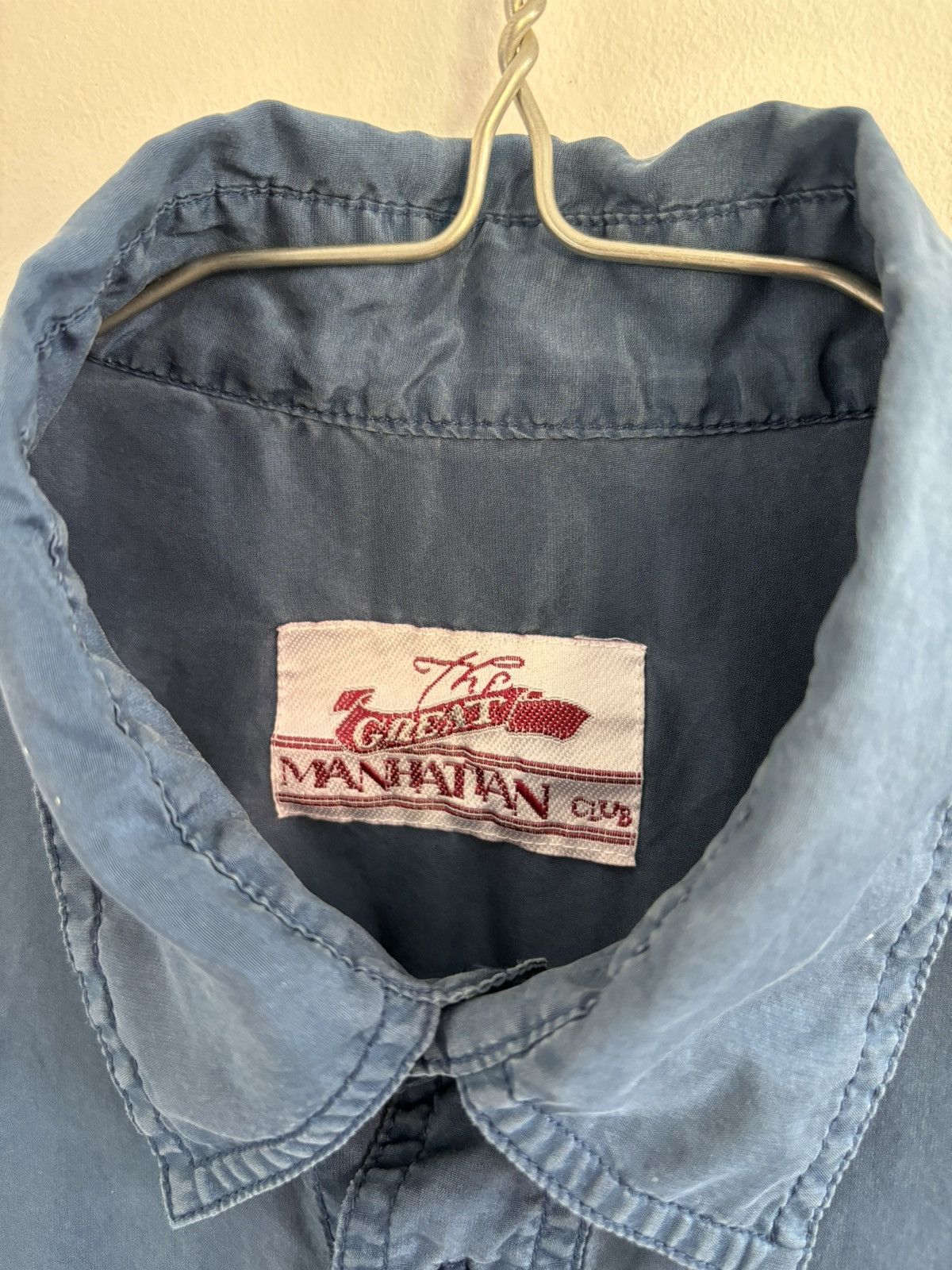Manhattan Portage × SikSilk × Vintage Vintage 60s Manhattan Club Silk Cargo Shortsleeve Shirt Size US M / EU 48-50 / 2 - 5 Thumbnail
