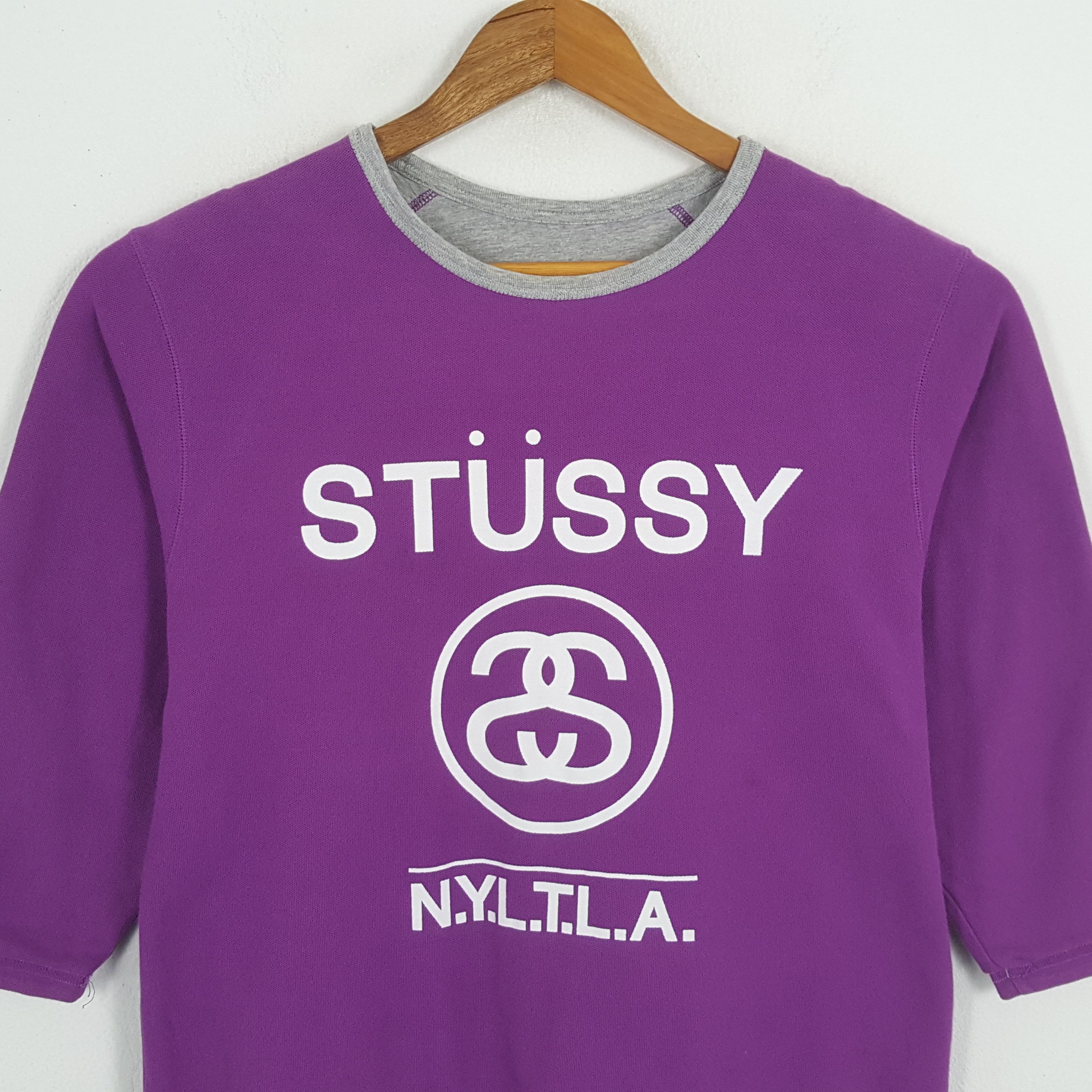 Stussy × Vintage Vintage STUSSY Streetwear Skateboard Reversible Sweatshirts Size US M / EU 48-50 / 2 - 2 Thumbnail