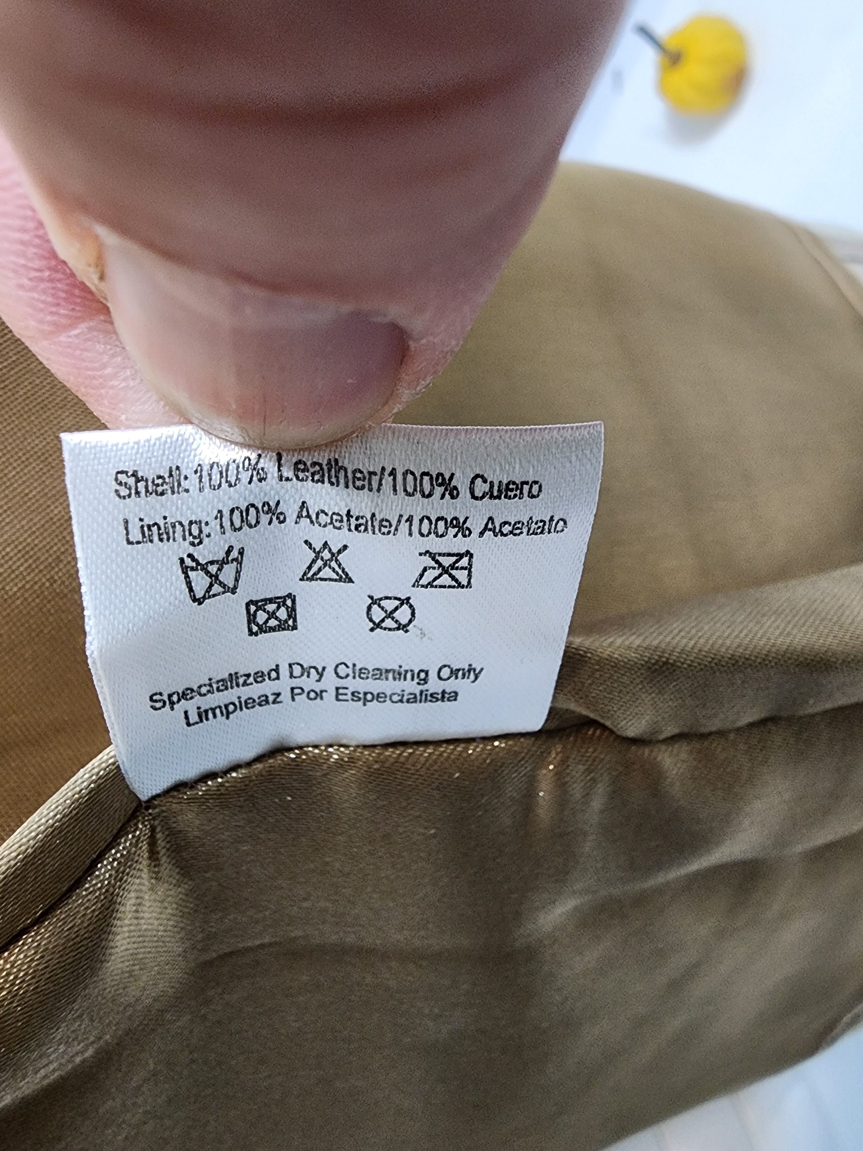 Genuine Leather Brown Suede Leather Skirt: 30" Waist Size 30" / US 8 / IT 44 - 9 Thumbnail