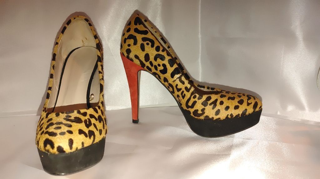 Zara Zara Shoes Leopard Print Platform High Heels Size 39 Size US 8.5 / IT 38.5 - 7 Thumbnail