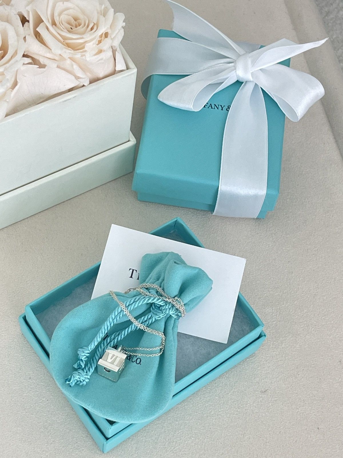 Tiffany & Co. Tiffany & Co. Atlas Cube Necklace Silver 16” NEW $500 Size ONE SIZE - 12 Thumbnail