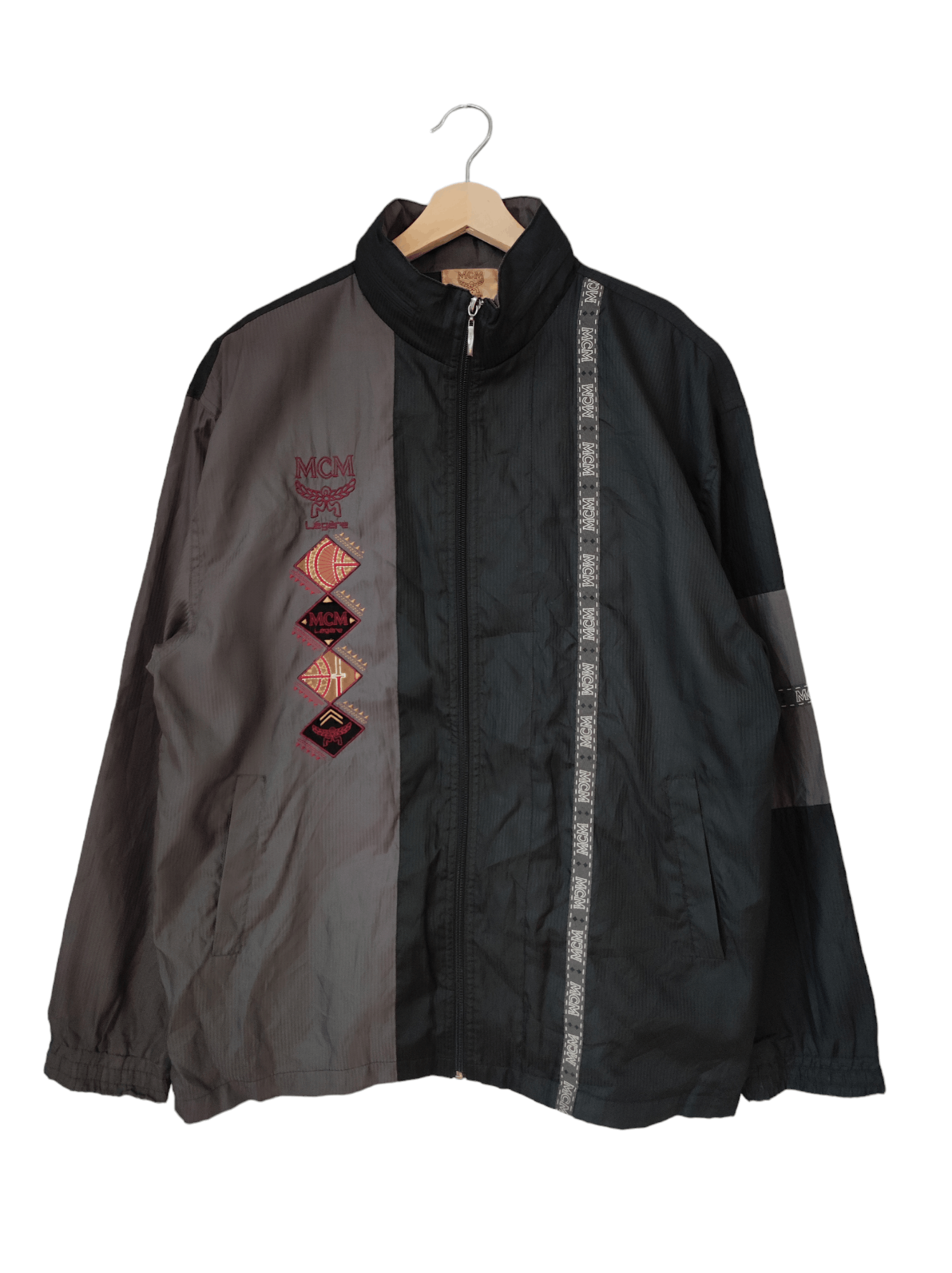 MCM × Vintage 90s MCM Legere Mode creation Munich Light Full zipper jacket Size US L / EU 52-54 / 3 - 6 Thumbnail