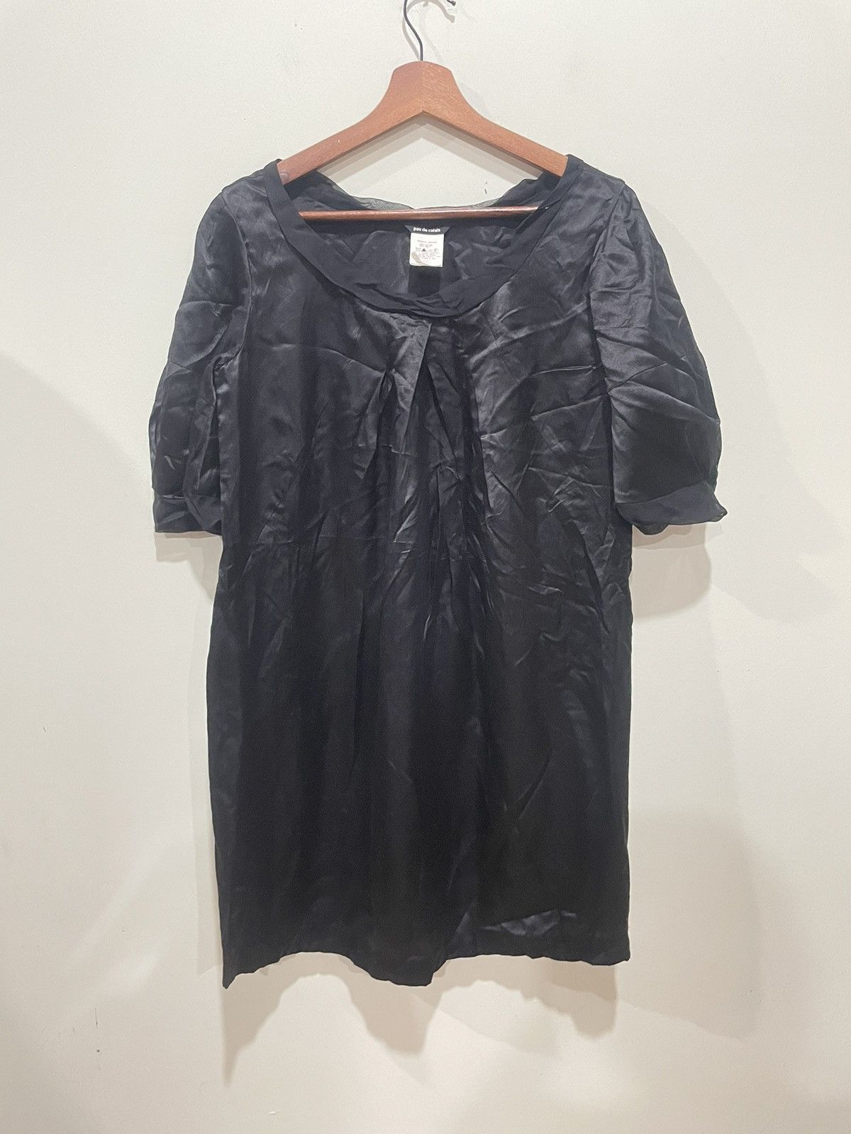 image of Pas De Calais Black Blouse, Women's (Size XS)