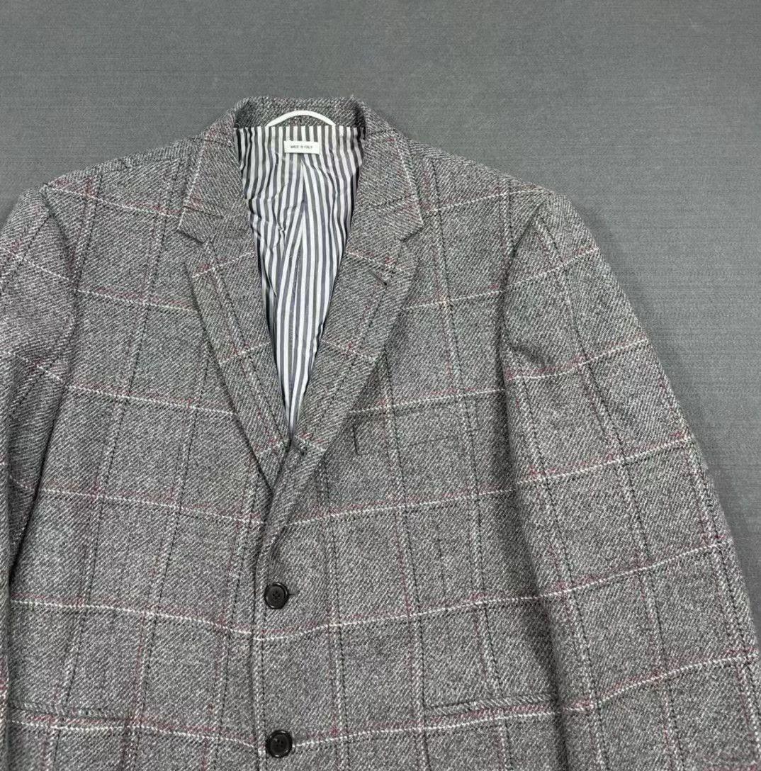 Thom Browne Thom Browne Wool Check Blazer 54R 97 New Size 50L - 4 Thumbnail