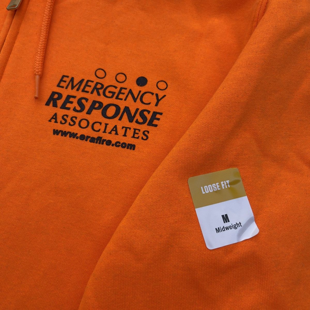 Carhartt × Carhartt Wip × Vintage BNWT Orange Carhartt Full Zip Loose Fit Hoodie Size US M / EU 48-50 / 2 - 3 Thumbnail