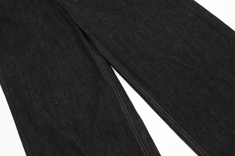 Japanese Brand Men's loose-fitting American retro washed wide-leg jeans Size US 32 / EU 48 - 5 Thumbnail