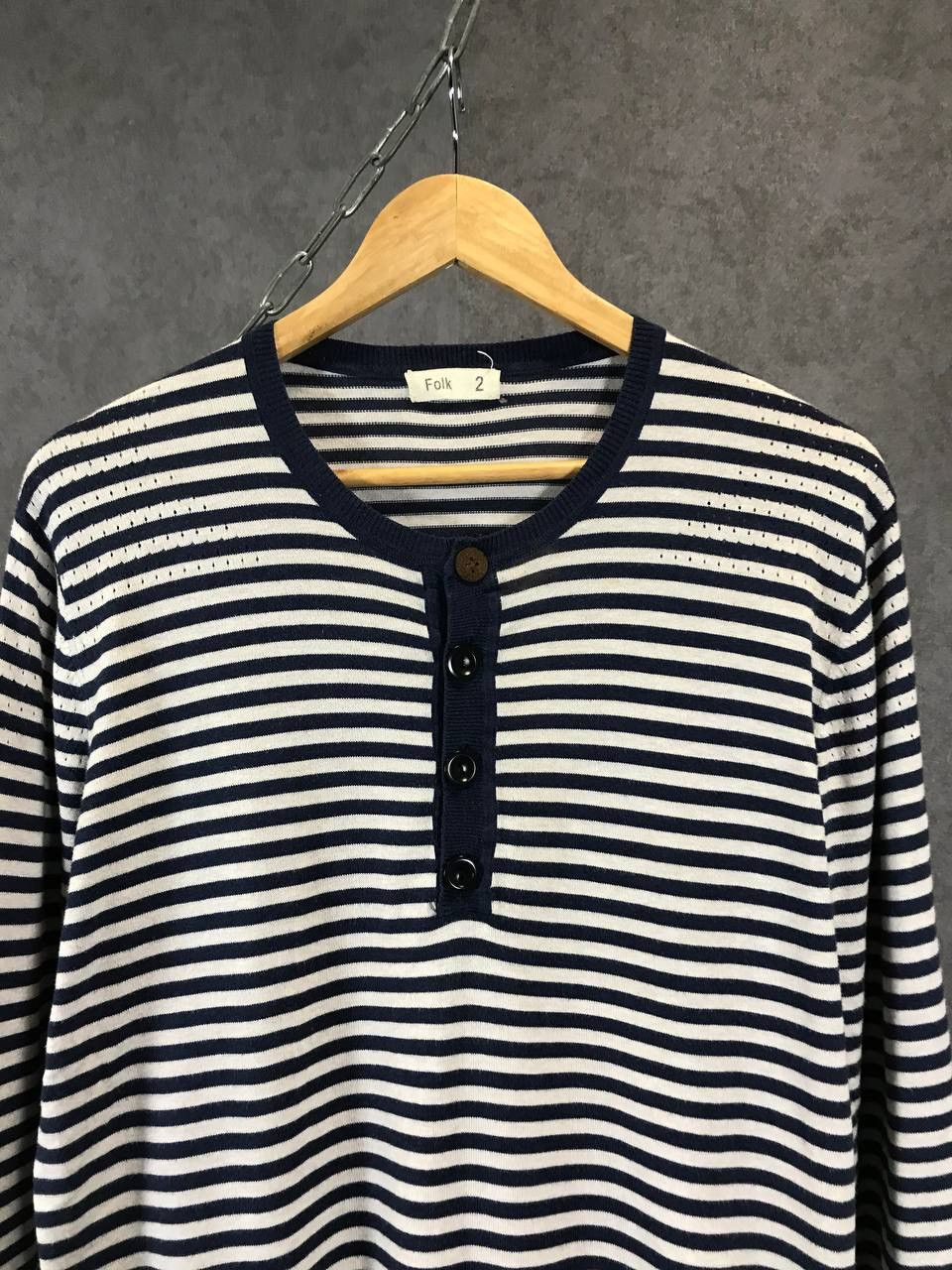 Folk Folk striped sweatshirt Size US S / EU 44-46 / 1 - 3 Thumbnail