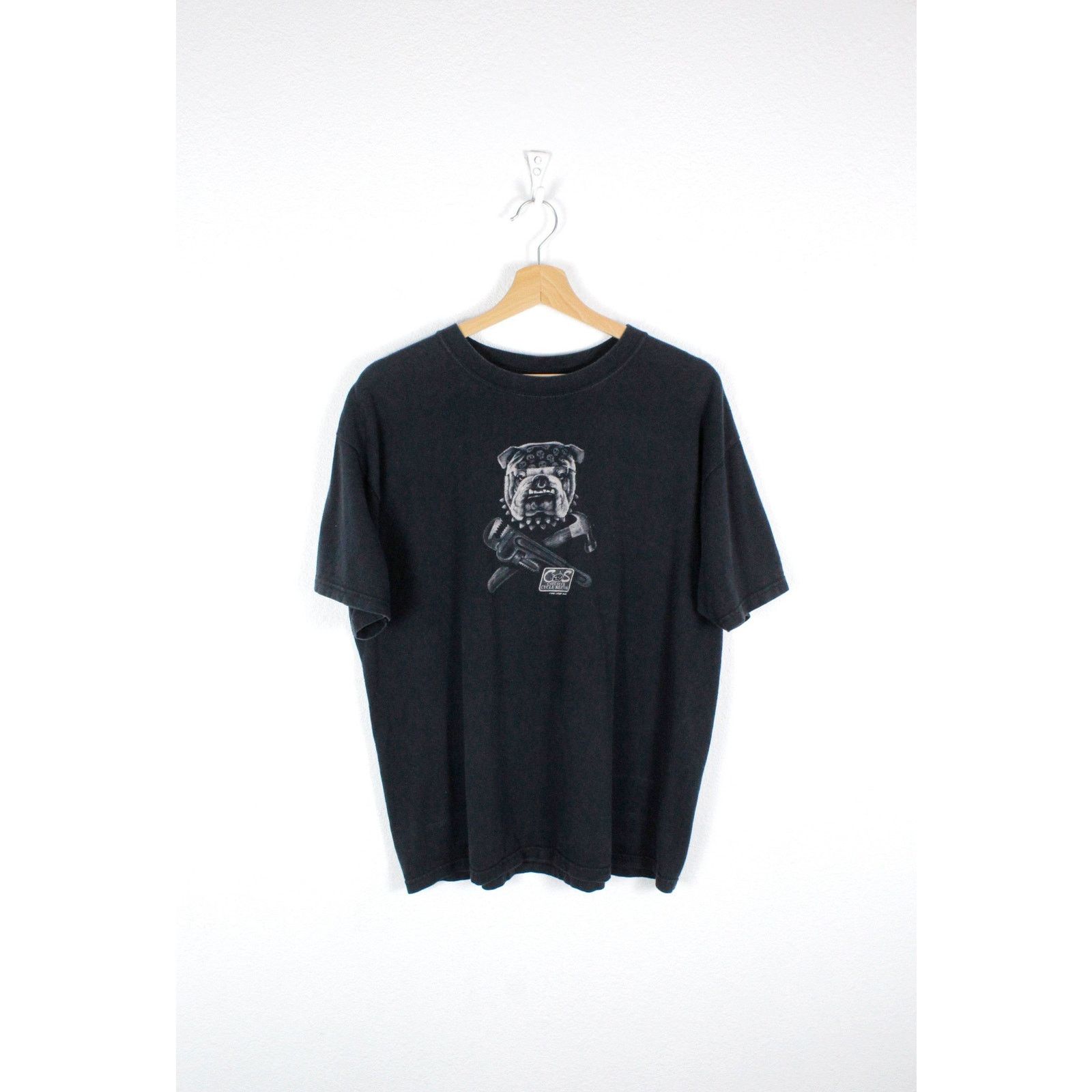 Liquid Blue × Vintage Vintage 1996 Liquid Blue Bulldog Cats Suck Tee T-shirt 90s Size US L / EU 52-54 / 3 - 1 Thumbnail