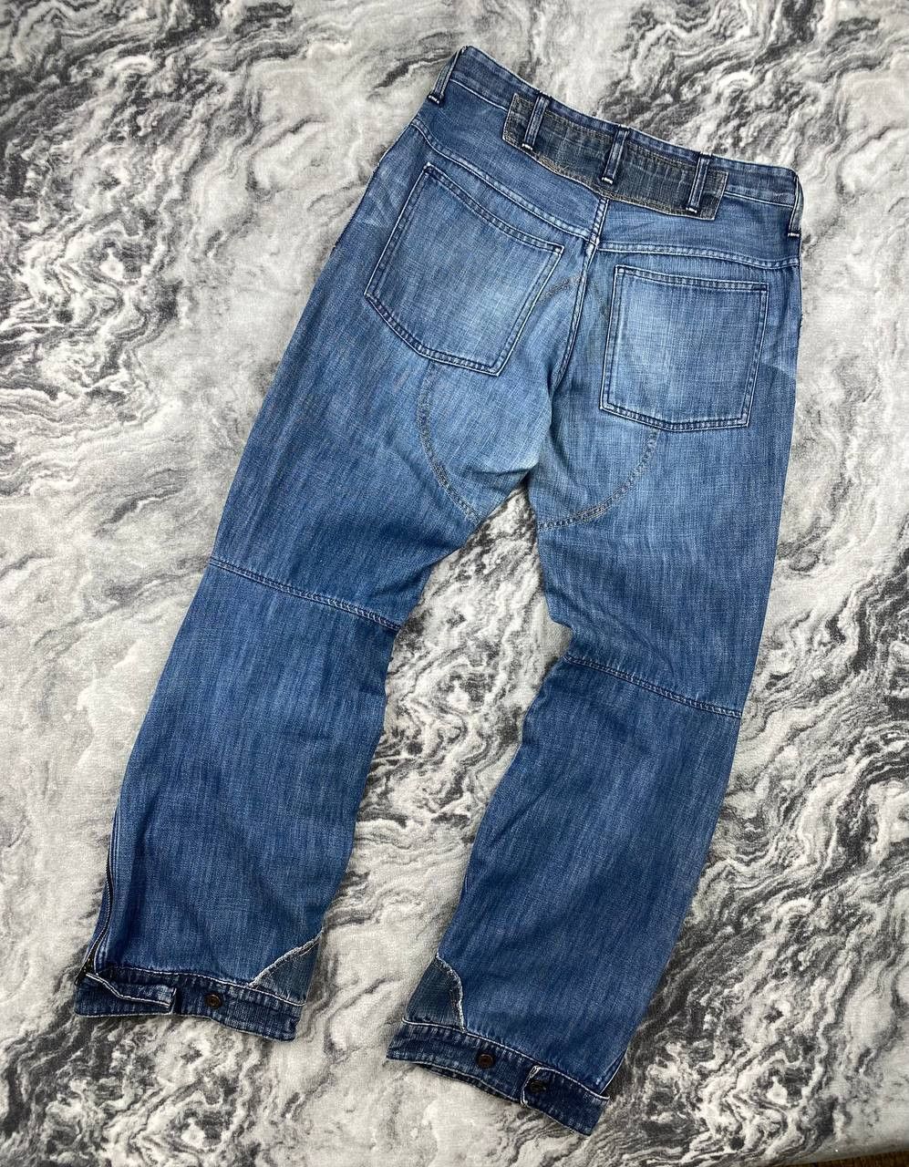 G-Star Vintage G Star Raw Denim Pants Double Knee Patchwork Japan Size US 36 / EU 52 - 1 Thumbnail