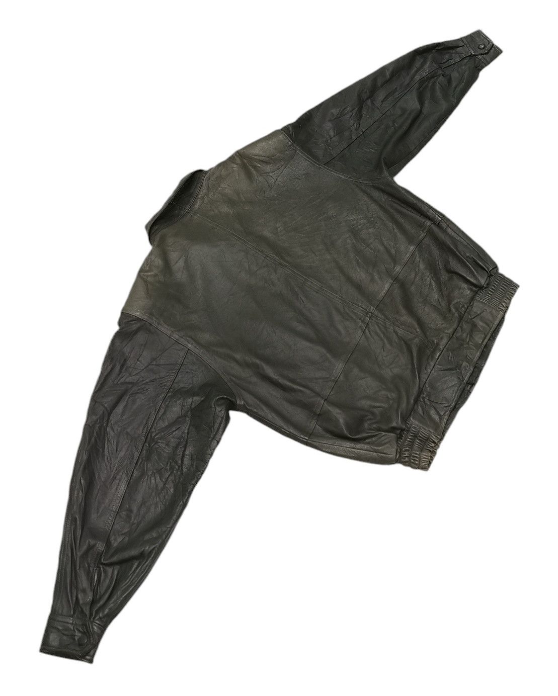 Japanese Brand Deerskin Leather Bomber Jacket Size US L / EU 52-54 / 3 - 10 Thumbnail