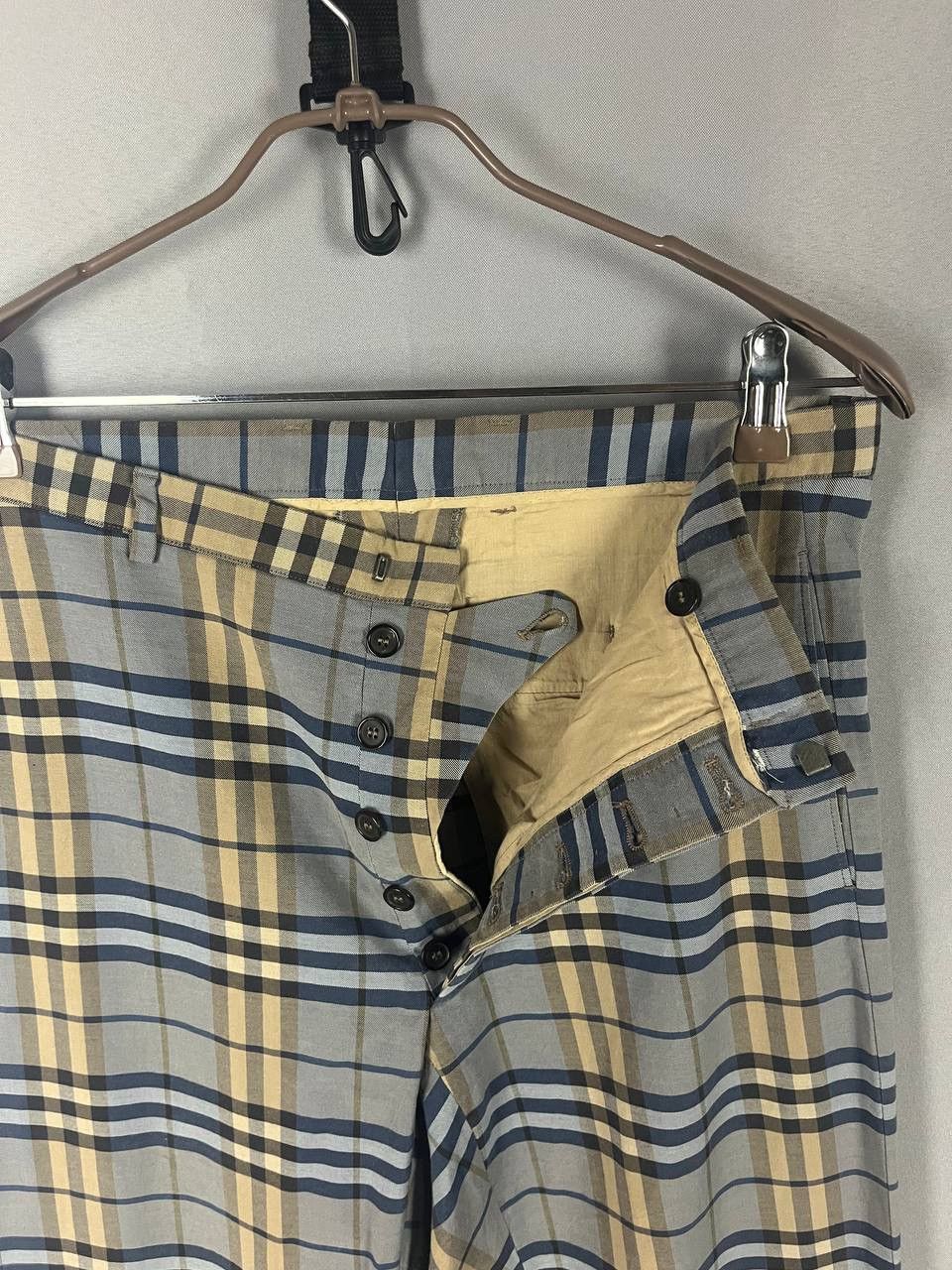 Burberry Burberry Nova Check Pants Blue Classic Size US 34 / EU 50 - 4 Thumbnail