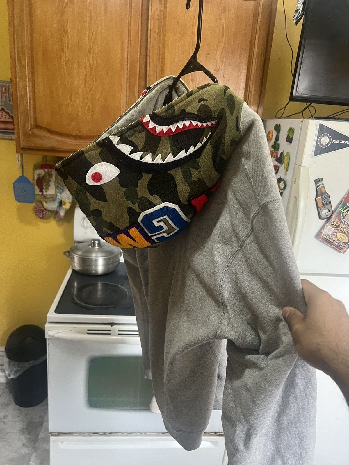 Bape 1st Camo Shark Full Zip Hoodie Size US L / EU 52-54 / 3 - 2 Thumbnail