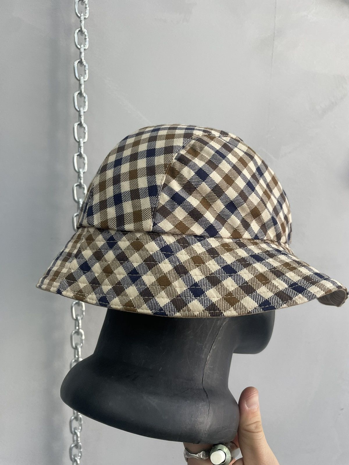 Aquascutum England aquascutum reversible bucket hat panama Size ONE SIZE - 5 Thumbnail