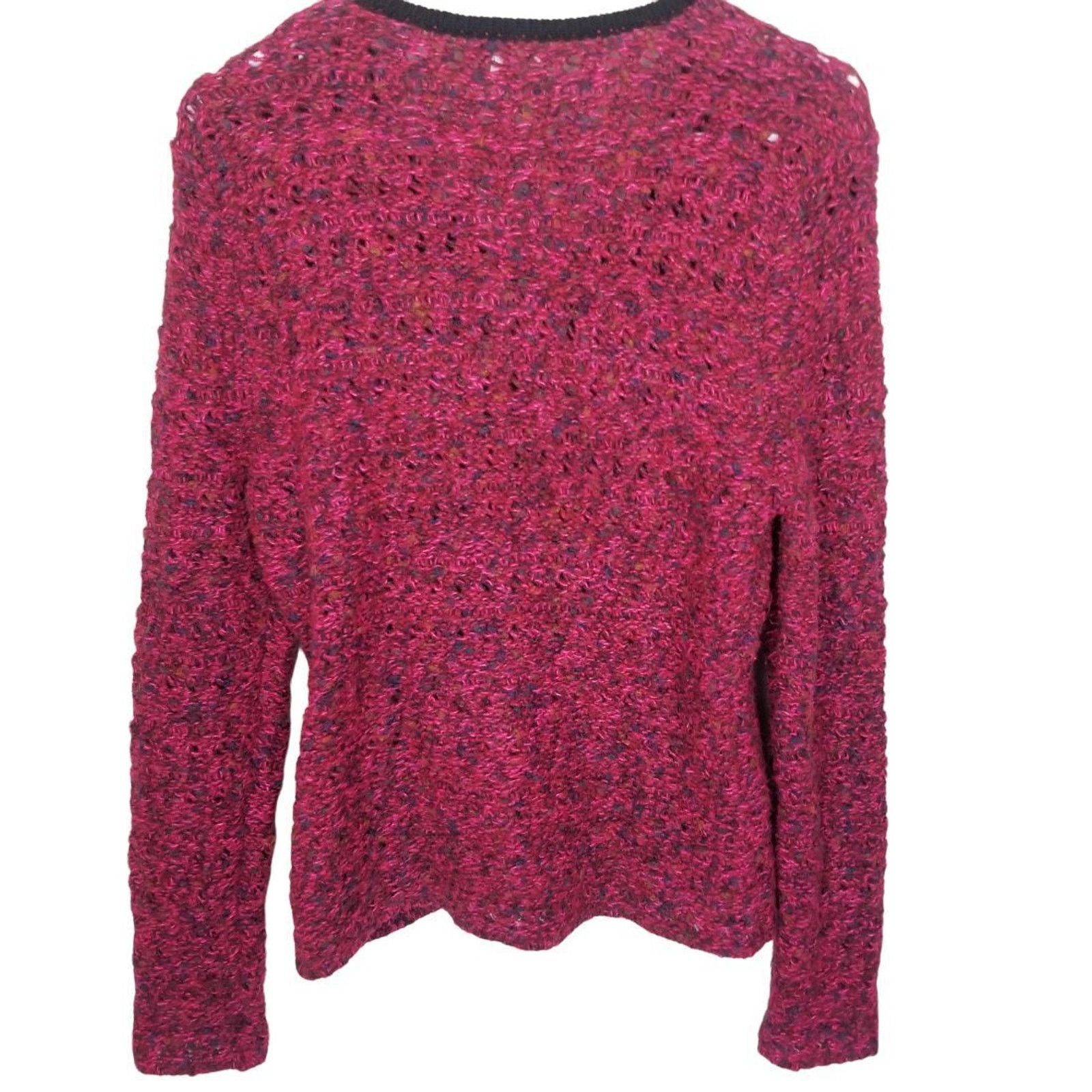 Arnette Garnet Hill Womens Wool Mohair Cardigan Sweater Snap Size M Size M / US 6-8 / IT 42-44 - 8 Thumbnail