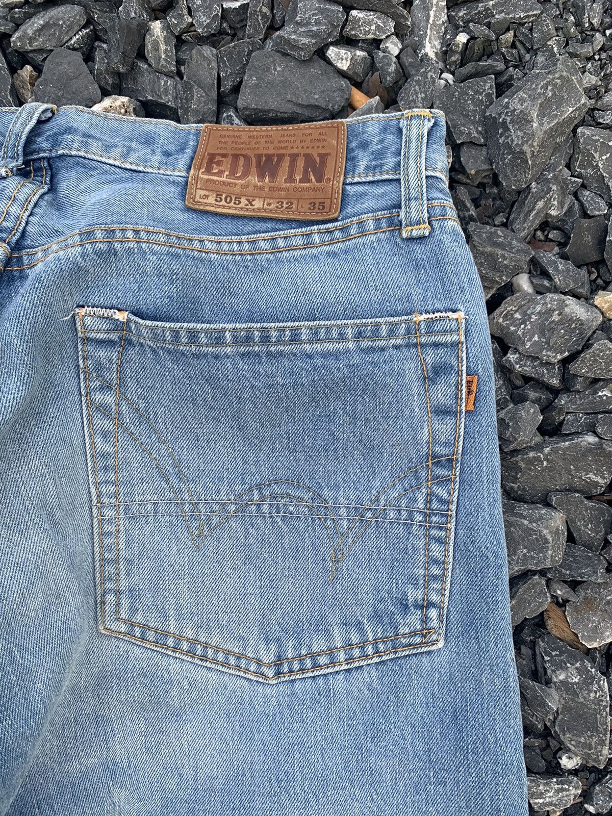 Kapital VINTAGE EDWIN 505X SELVEDGE BAGGY JAPANESE BRAND DENIM Size US 31 - 15 Thumbnail