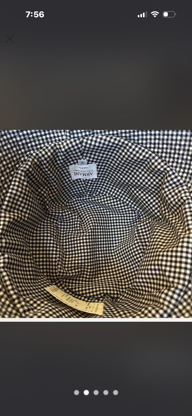 Armani Collezioni Armani Collezioni Bucket Hat Size ONE SIZE - 3 Thumbnail