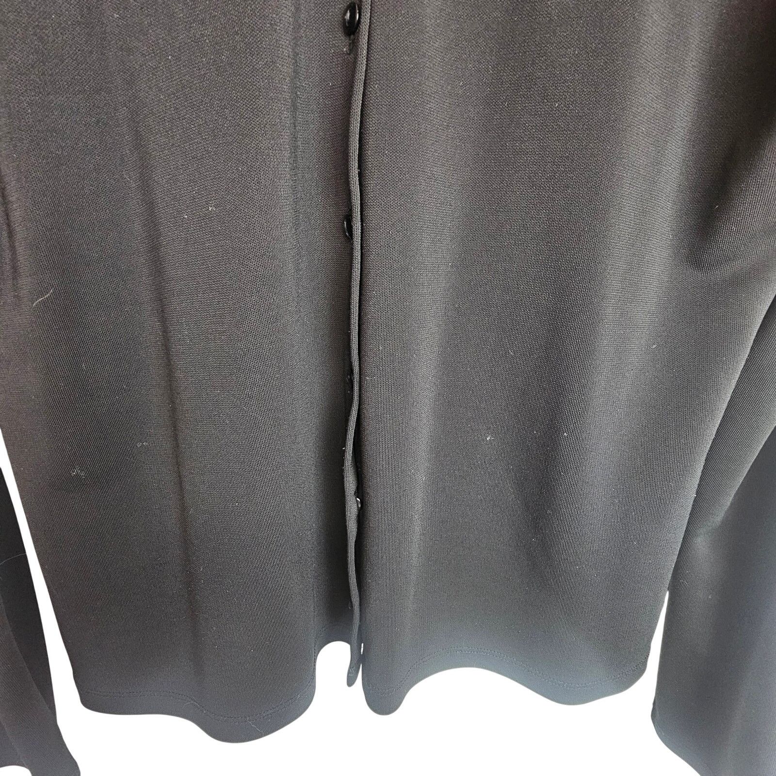Brooks Brothers 346 Brooks Brothers Womens Classic Black Button Cardigan M Size M / US 6-8 / IT 42-44 - 3 Thumbnail