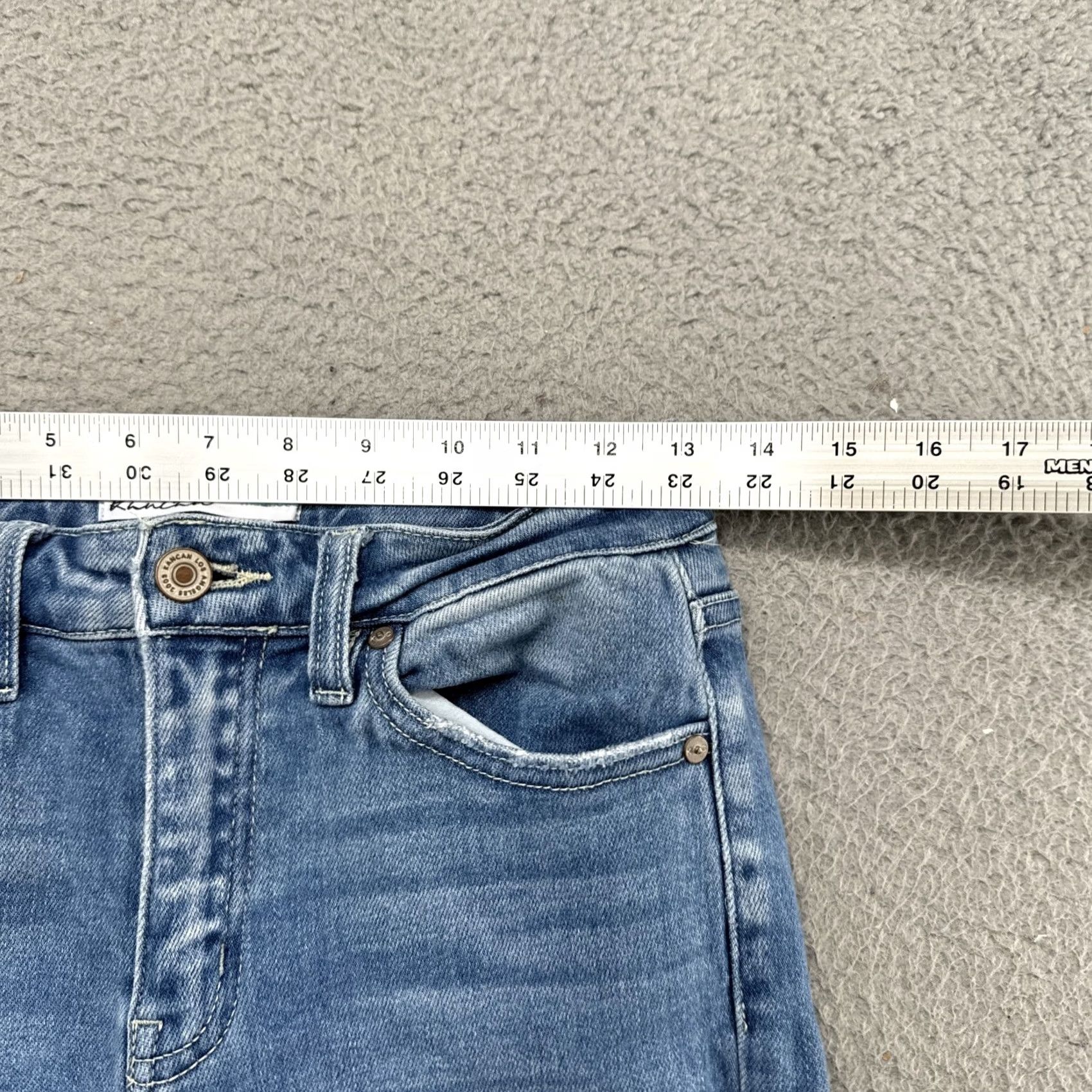 Vintage VINTAGE KanCan Jeans Distressed Women's 26 Denim Blue High Rise Ankle Relaxed Regular Tighten Size 26" / US 2 / IT 38 - 5 Thumbnail