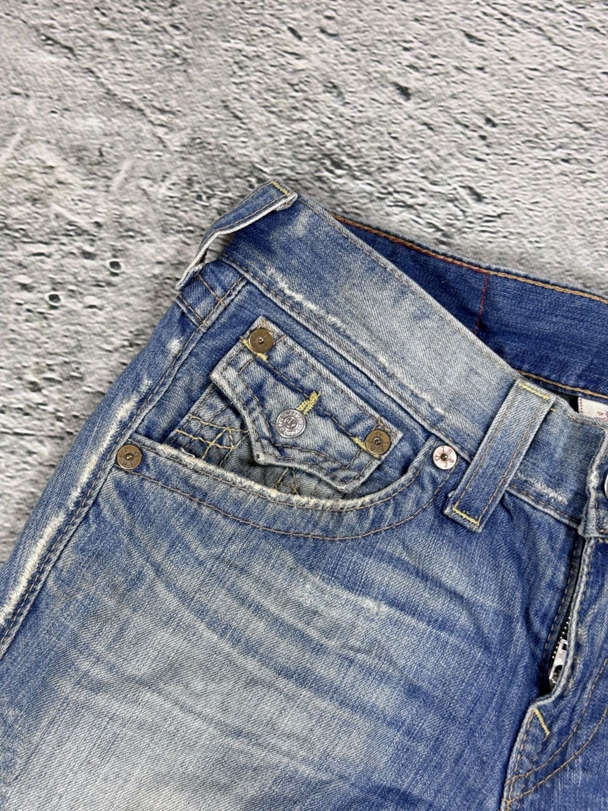 True Religion True Religion jeans vintage Ricky denim pants baby blue Size US 30 / EU 46 - 7 Thumbnail