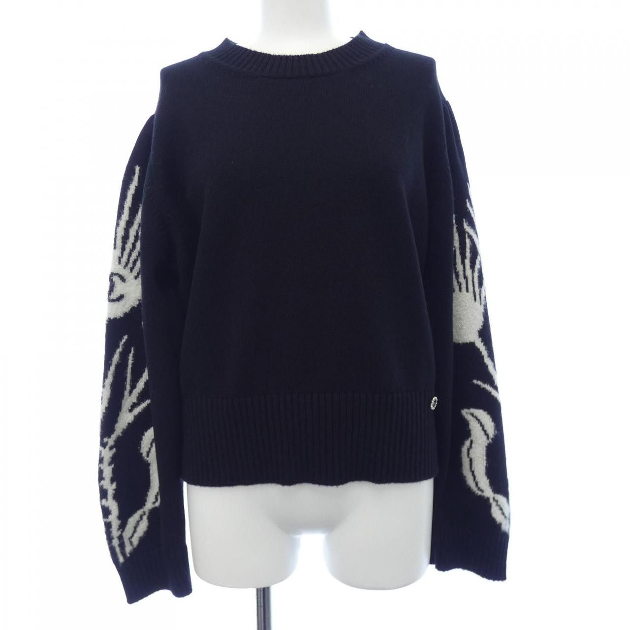 Chanel Chanel Chanel P70944K10157 21A Silk Cashmere Knit Others Tops P70944K10157 DUTY FREE for USA Size ONE SIZE - 1 Thumbnail