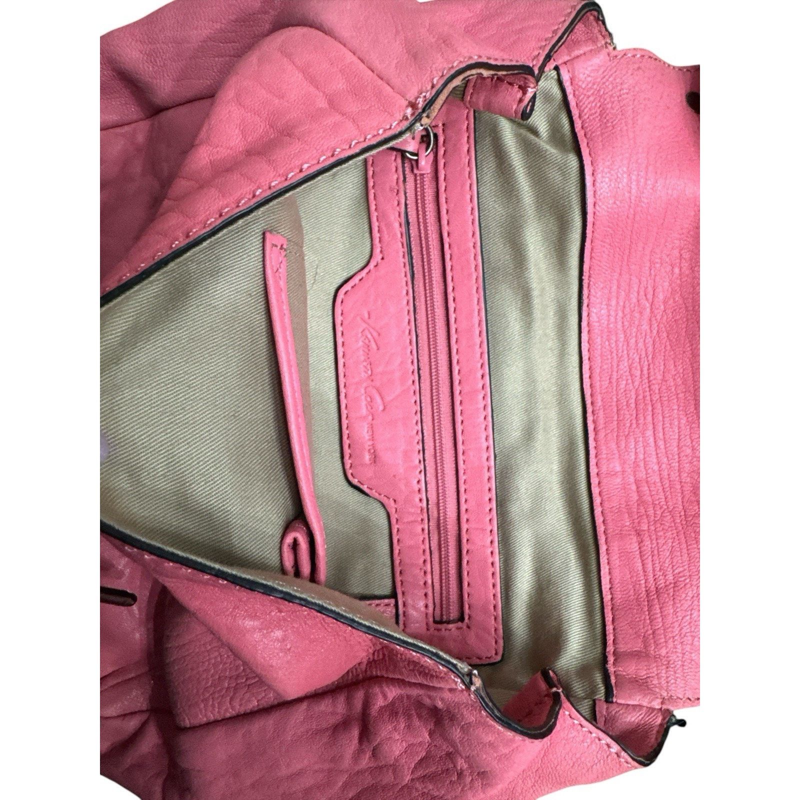 & Other Stories KENNETH COLE CROSS BODY SOFT LEATHER WITH PINK BROWN BAG Size ONE SIZE - 6 Thumbnail
