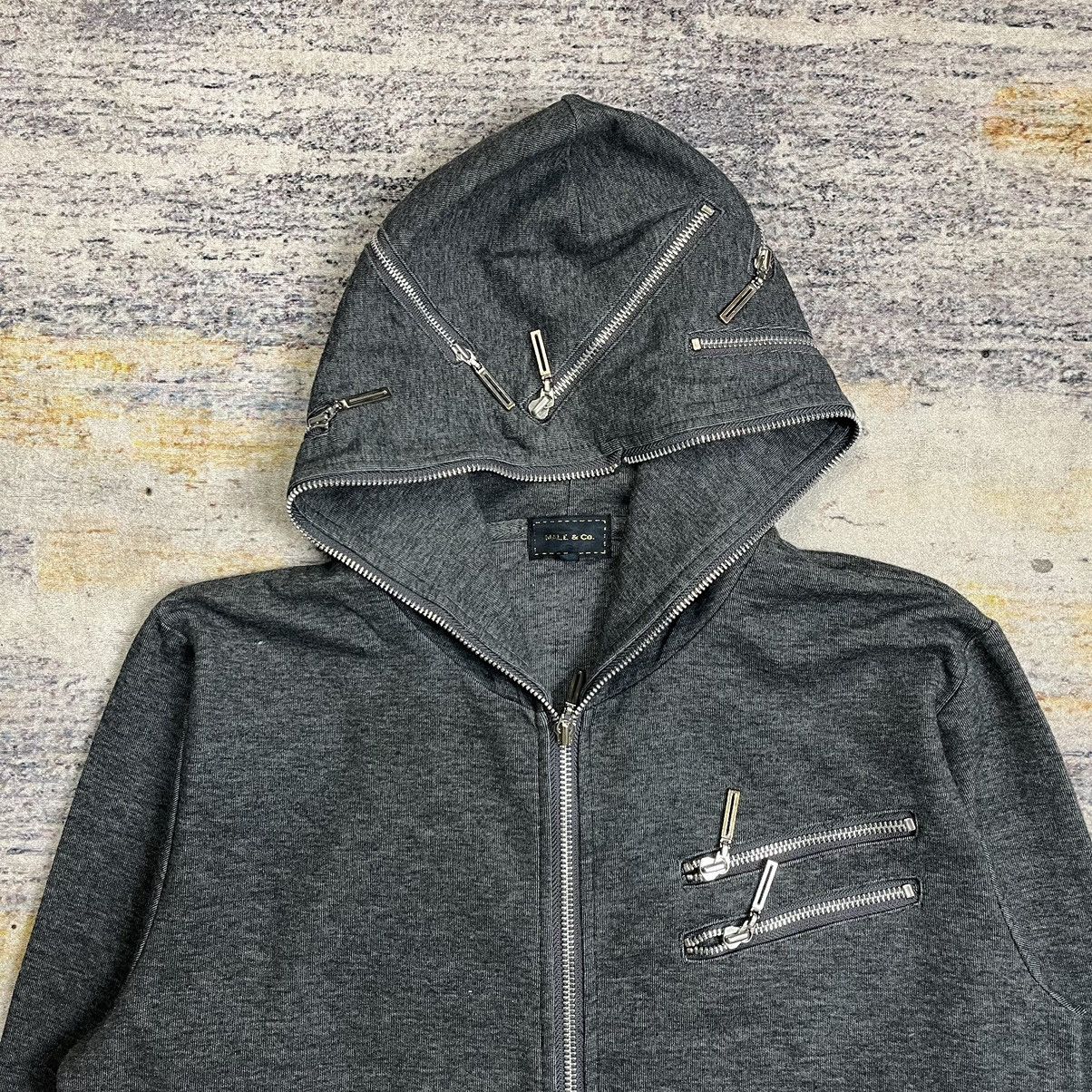 Hysteric Glamour Japanese brand male & co multi zipper hoodie seditionaries Size US M / EU 48-50 / 2 - 3 Thumbnail